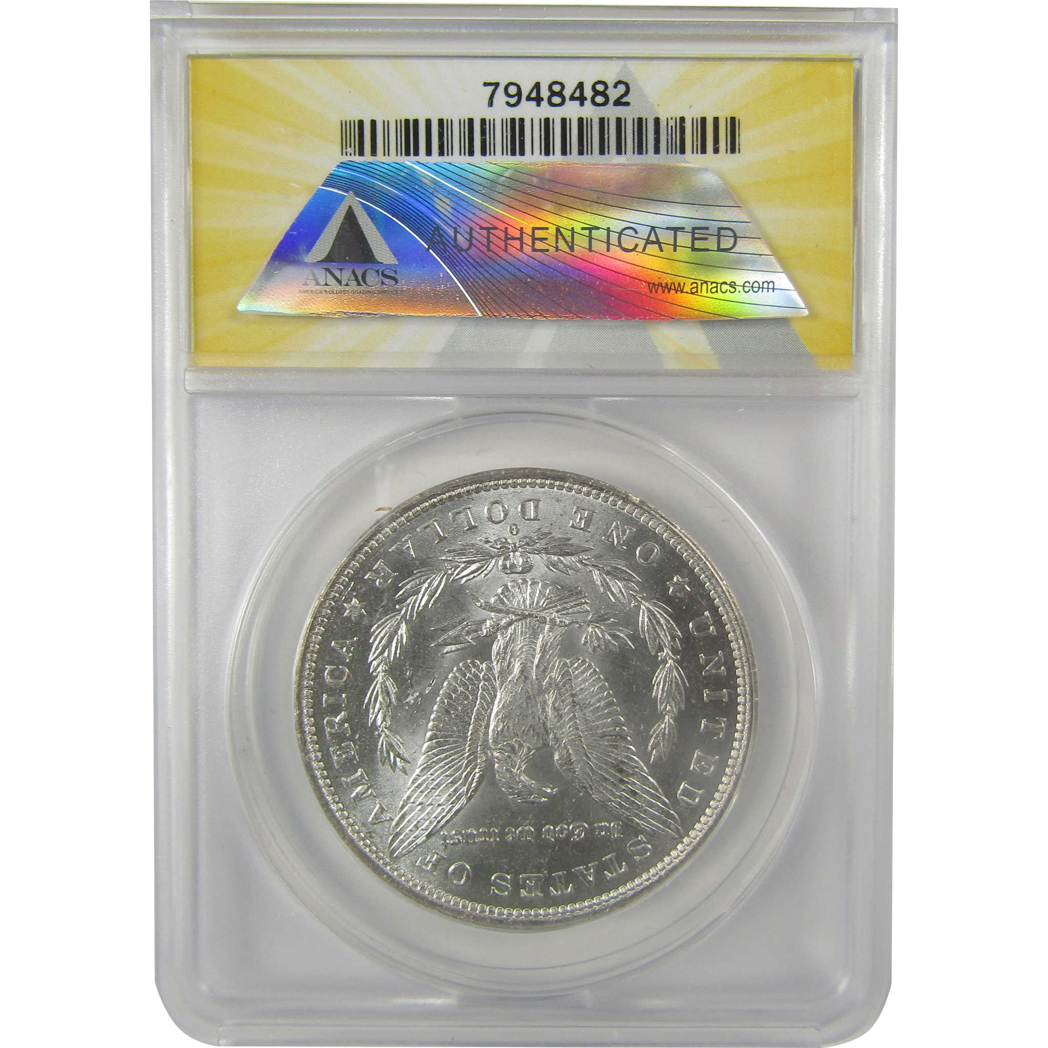 1882 O/S VAM-4 Recessed Top 100 Morgan Dollar MS 62 ANACS SKU:I21948 - Morgan coin - Morgan silver dollar - Morgan silver dollar for sale - Profile Coins & Collectibles