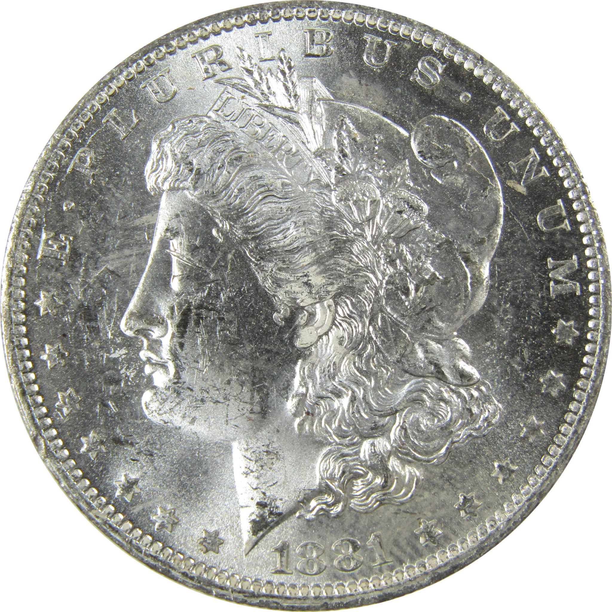 1881 O Morgan Silver Dollar Uncirculated Mint State $1 Coin SKU:I27712
