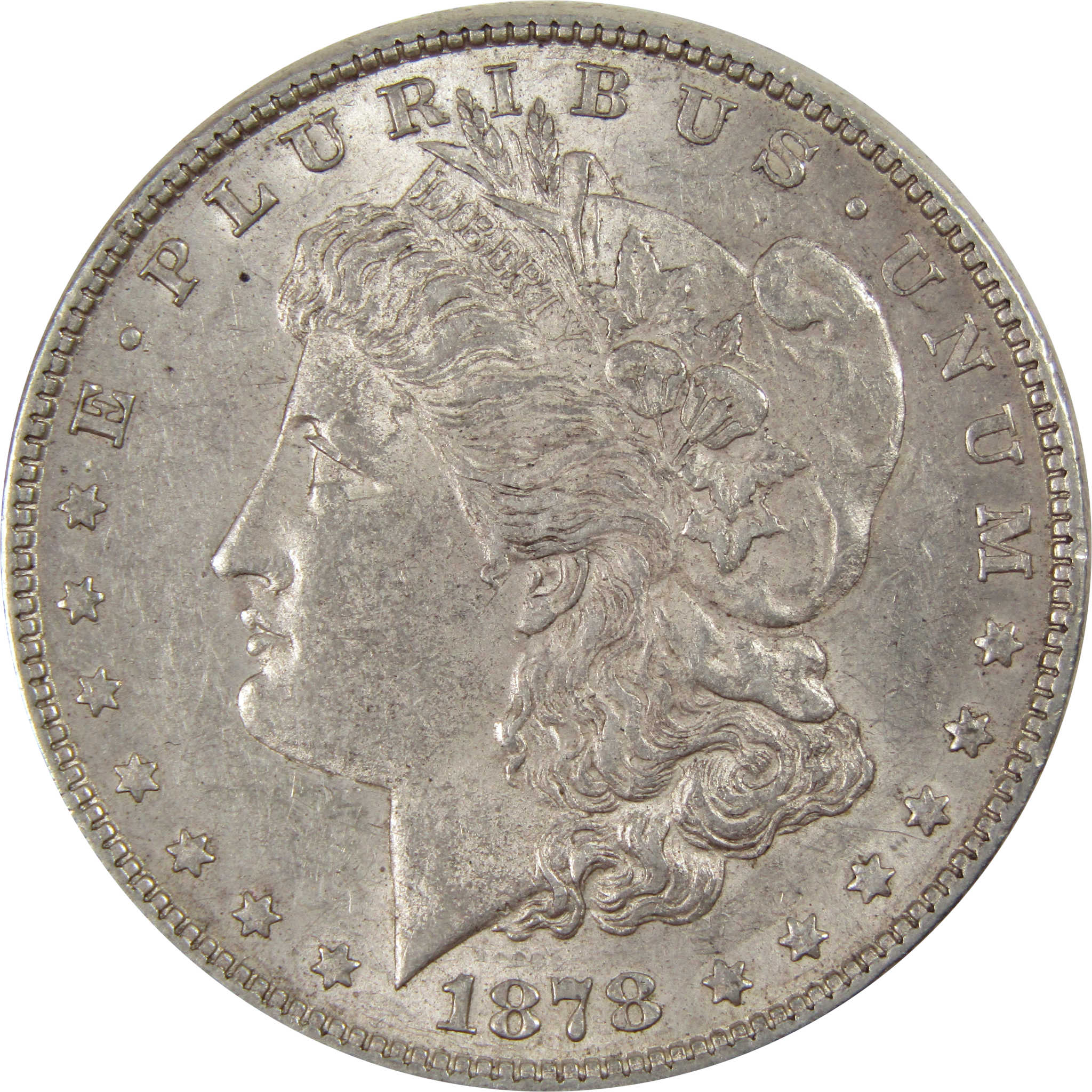 1878 7TF Rev 78 Morgan Dollar About Uncirculated 90 Silver SKU I7903