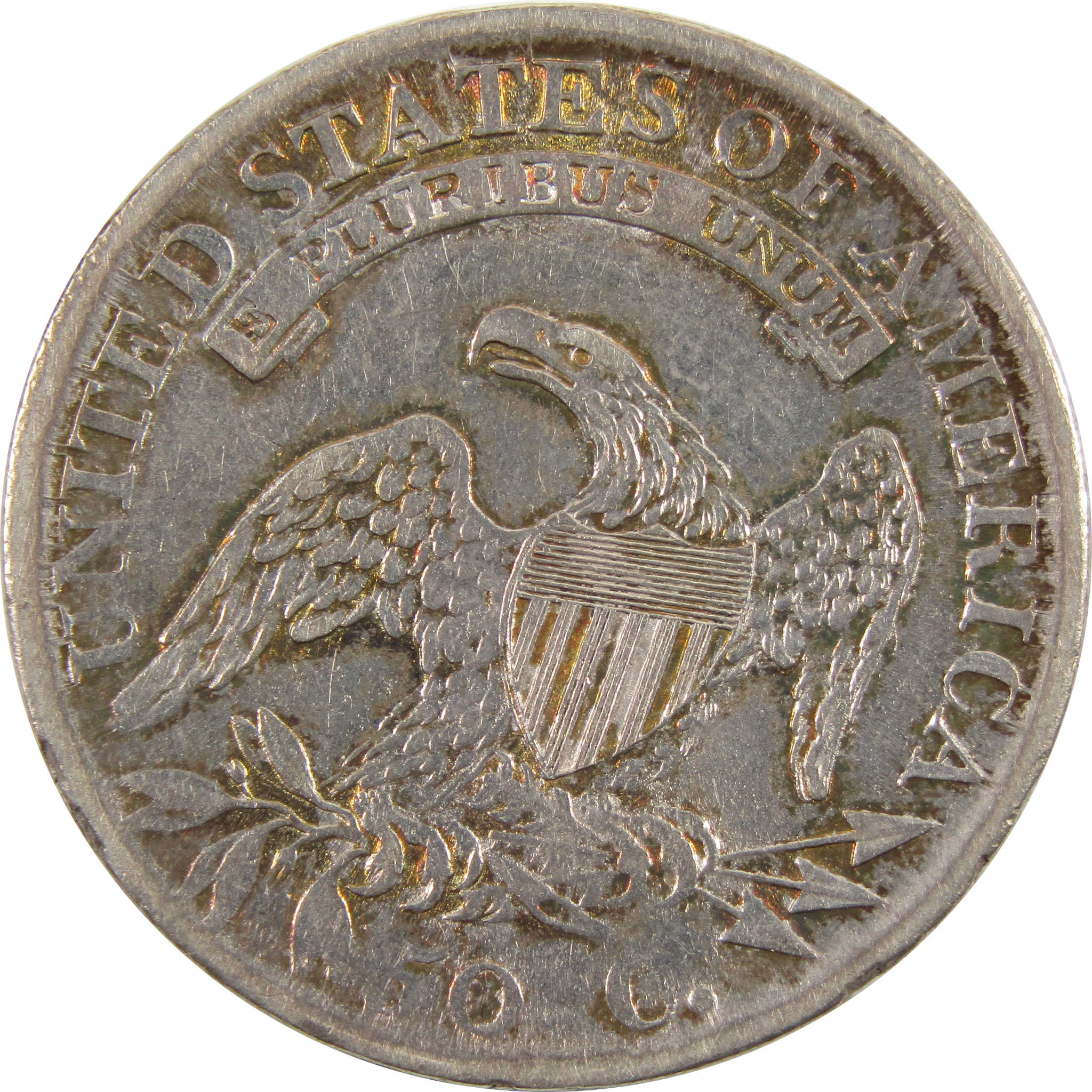 1811 Large 8 and Stars Capped Bust 50c AU 89.24% Silver SKU:I11177