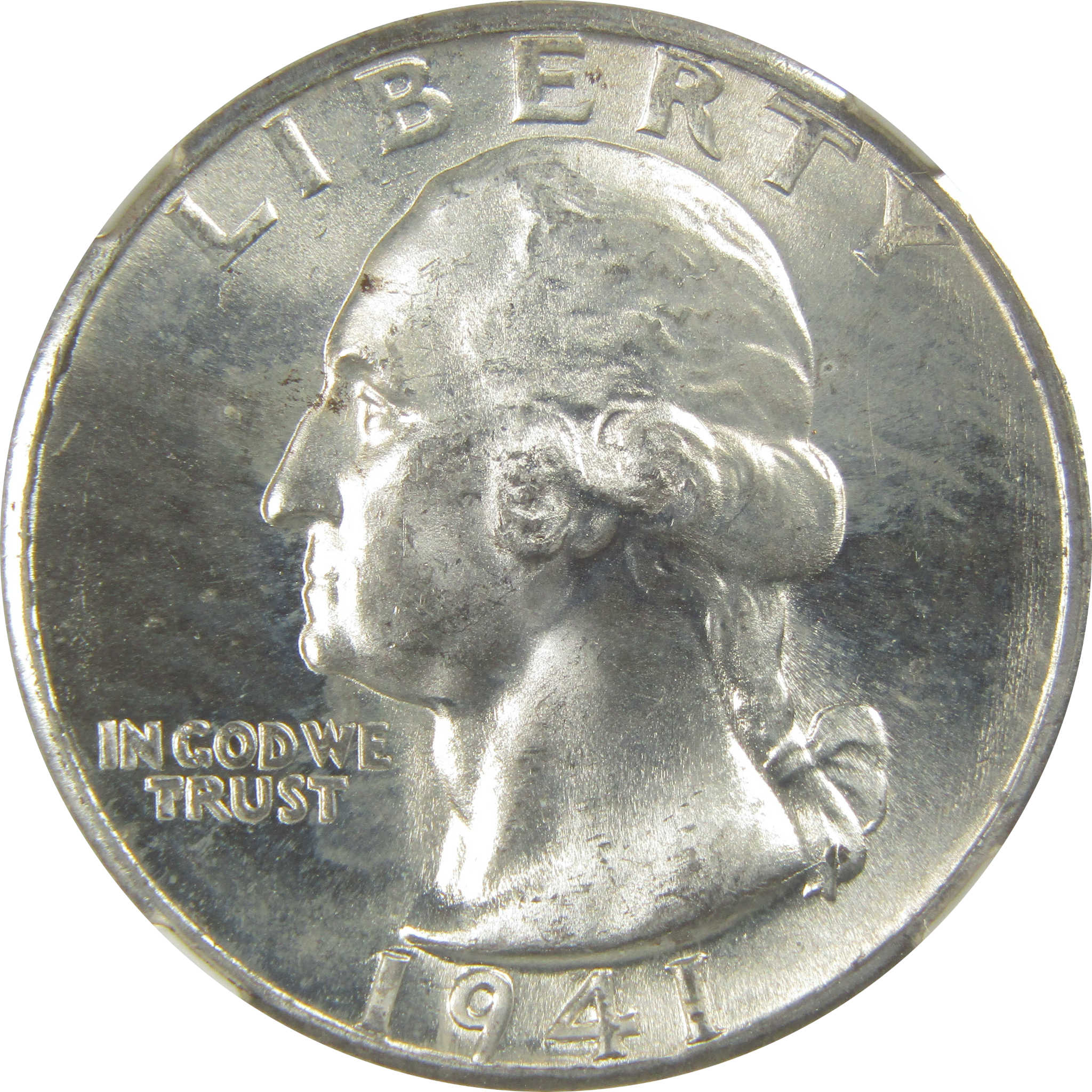 1941 D Washington Quarter MS 65 NGC Silver Bag Fragment SKU:I20602