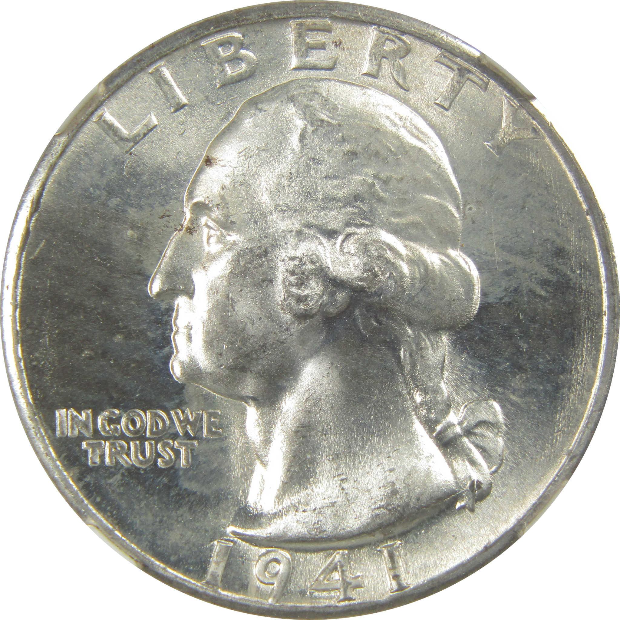 1941 D Washington Quarter MS 65 NGC Silver Bag Fragment SKU:I20602