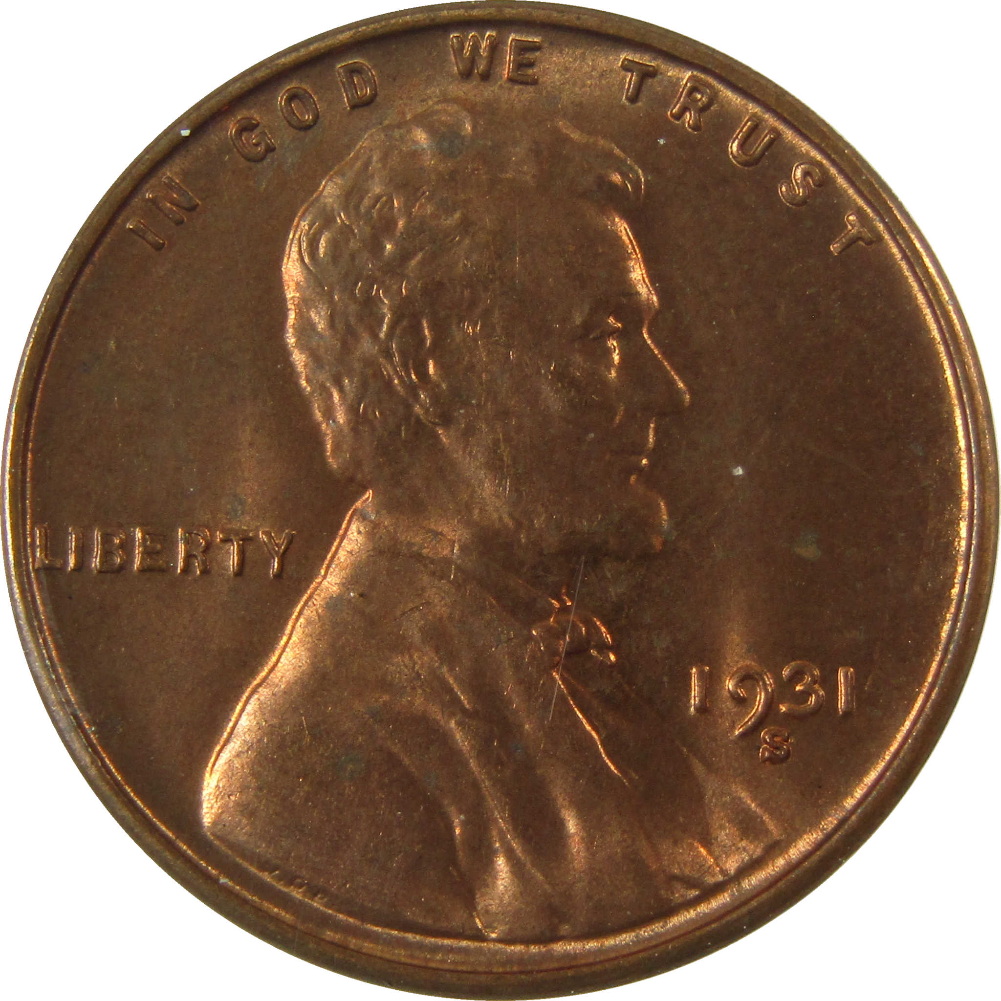 1931 S Lincoln Wheat Cent MS 63 RB ANACS Penny 1c Coin SKU:I28429