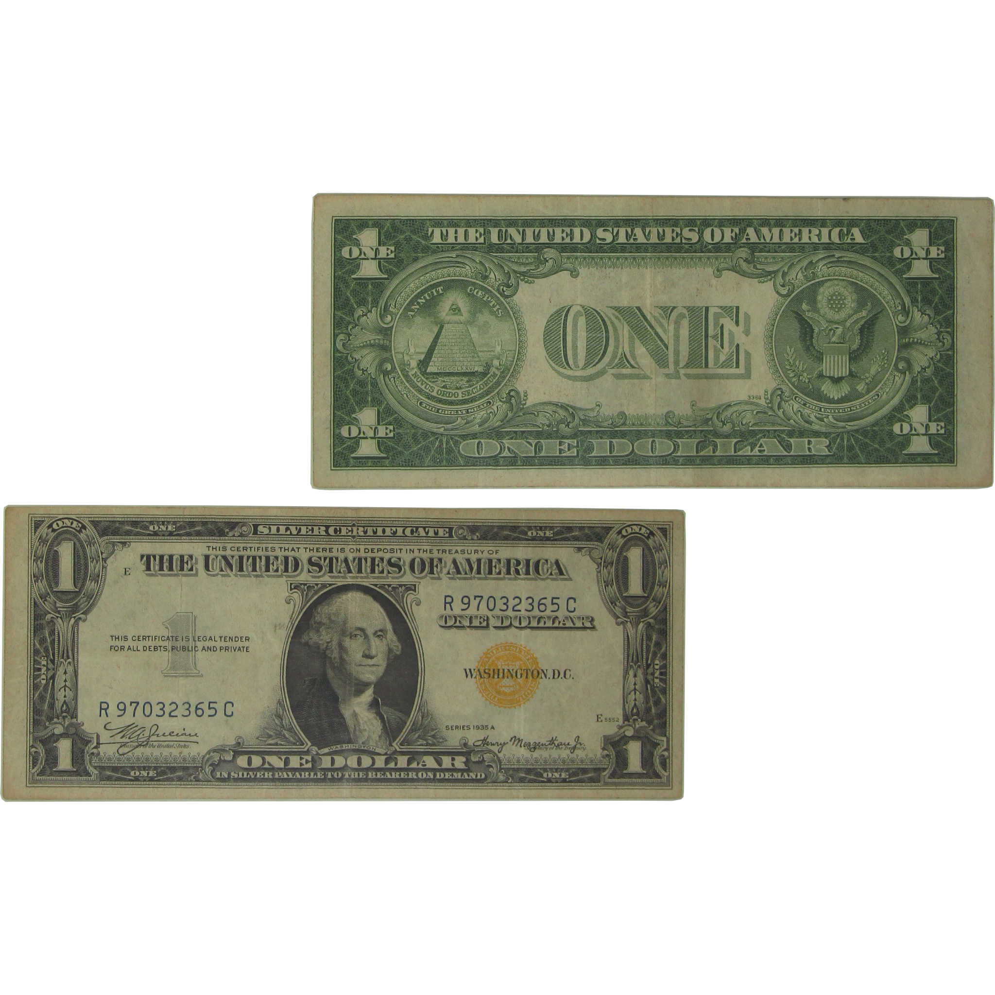 1935 A $1 Silver Certificate North Africa WWII Fr 2306 VF 25 PMG