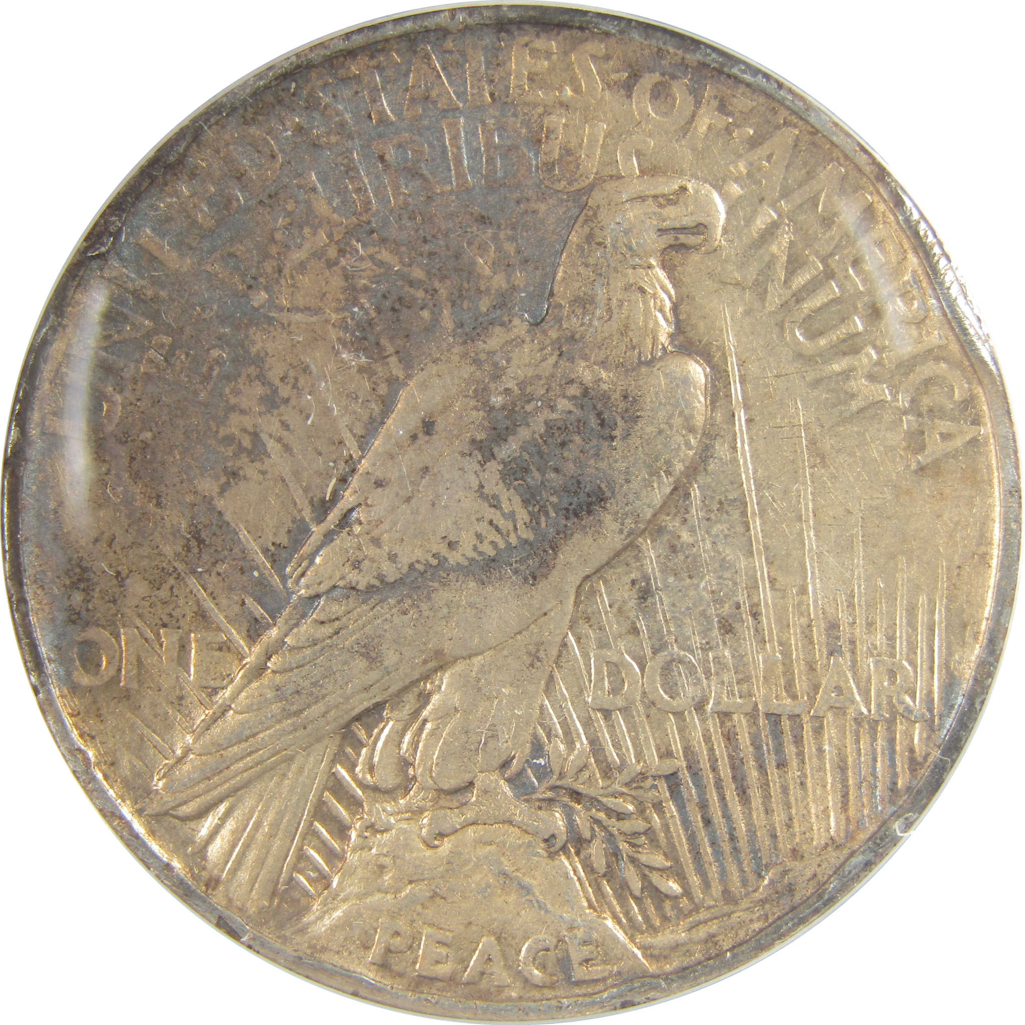 1921 High Relief Peace Dollar EF 40 Details ANACS Silver SKU:I21368