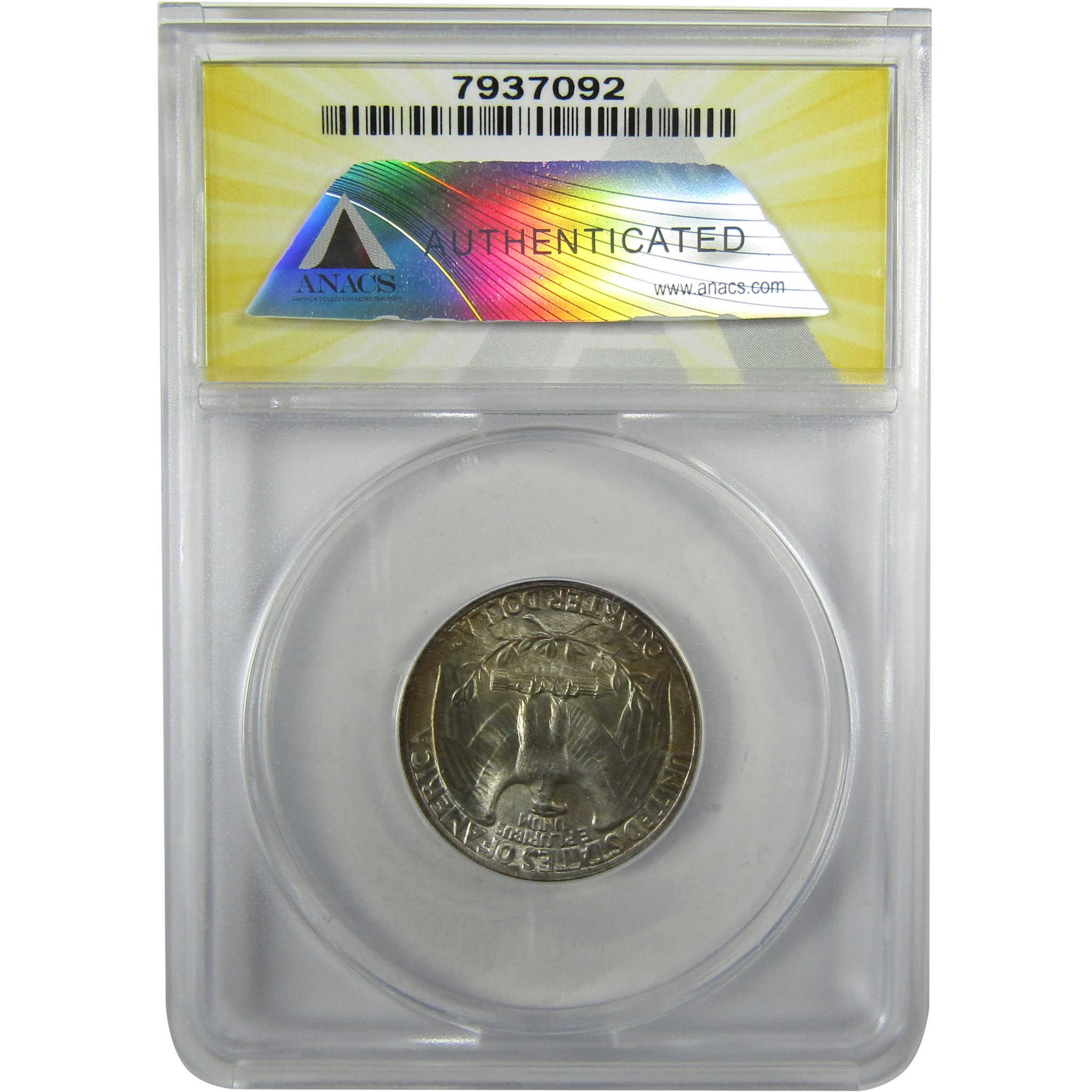 1934 Light Motto FS-401 Washington Silver 25c MS 65 ANACSSKU:I28014