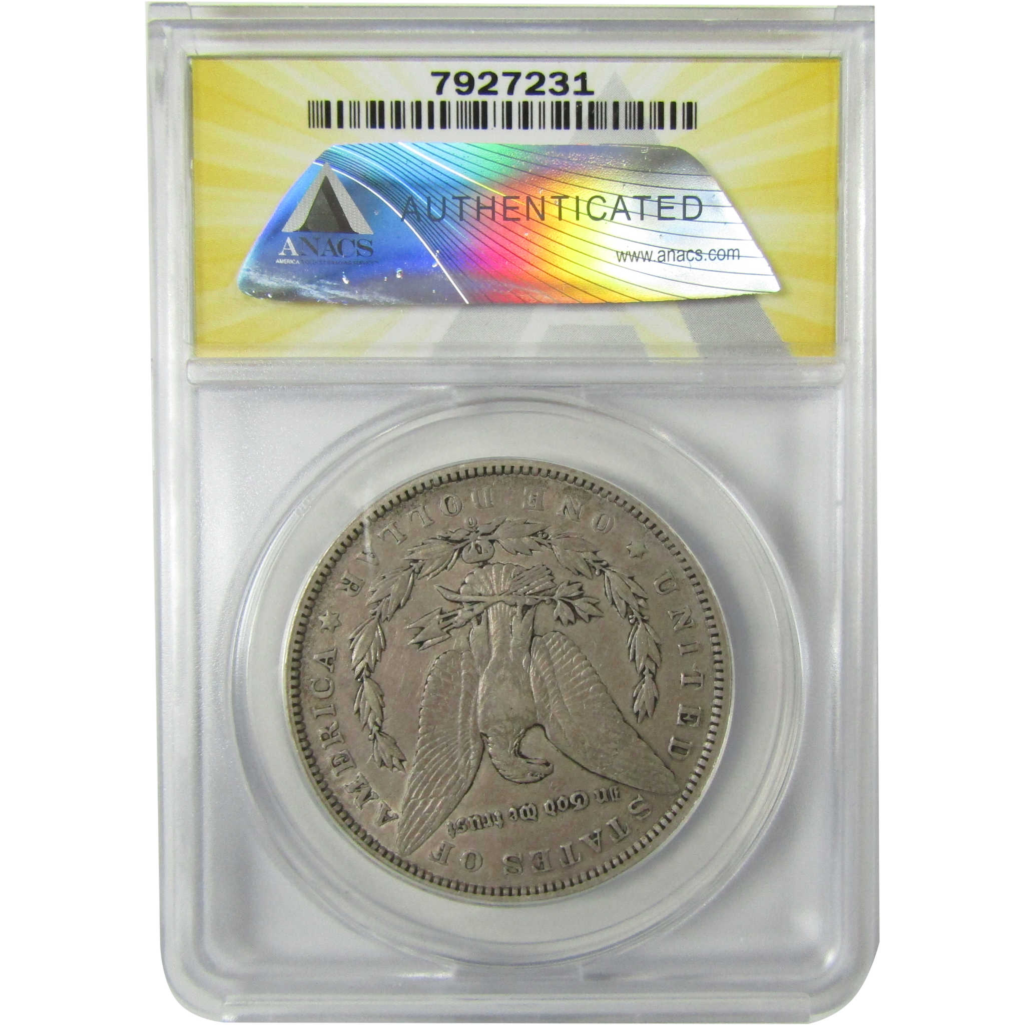 1893 O Morgan Silver Dollar VF 35 ANACS $1 Coin Collectible SKU:I28463