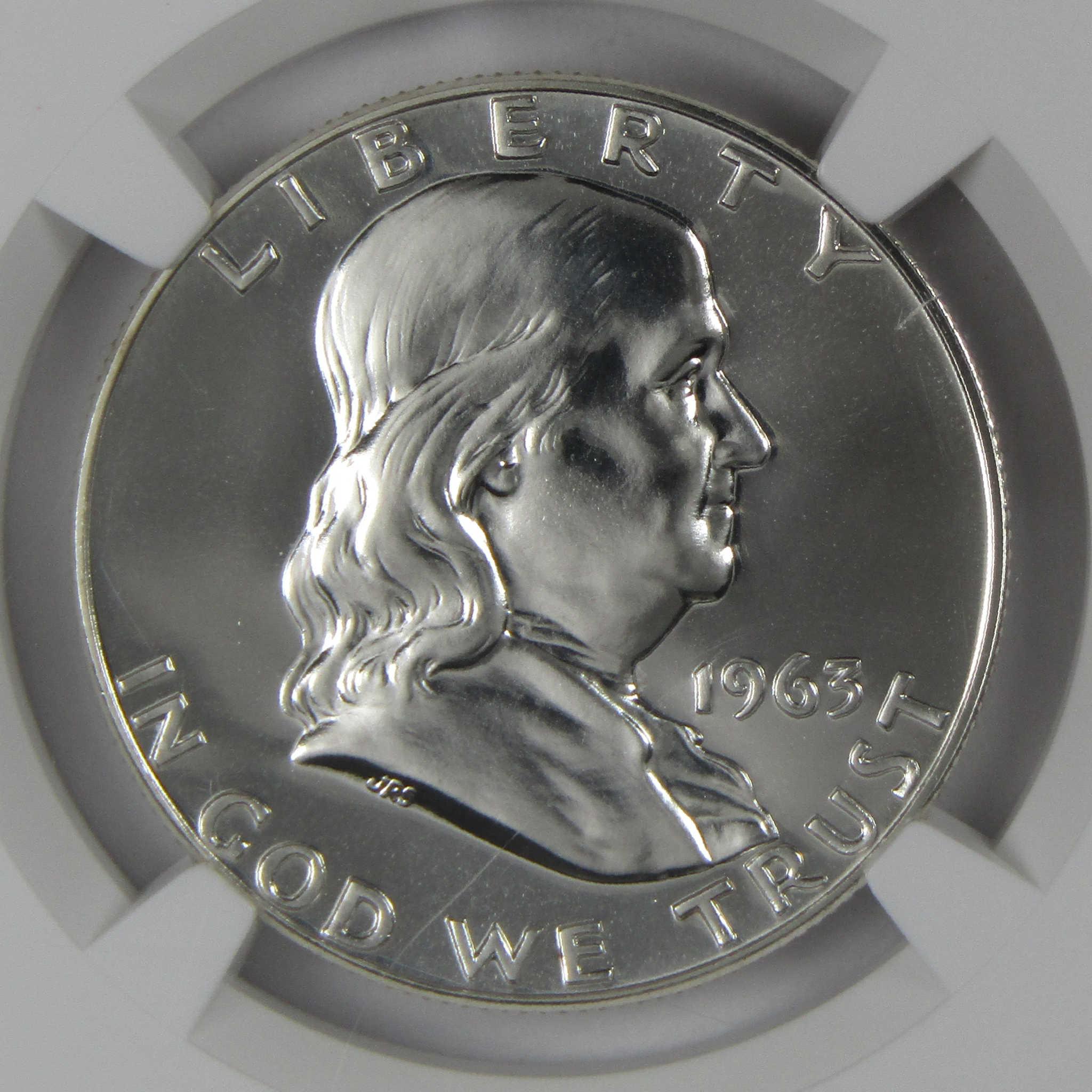 1963 Franklin Silver Half Dollar PF 69 NGC Proof 50c Coin SKU:I27431