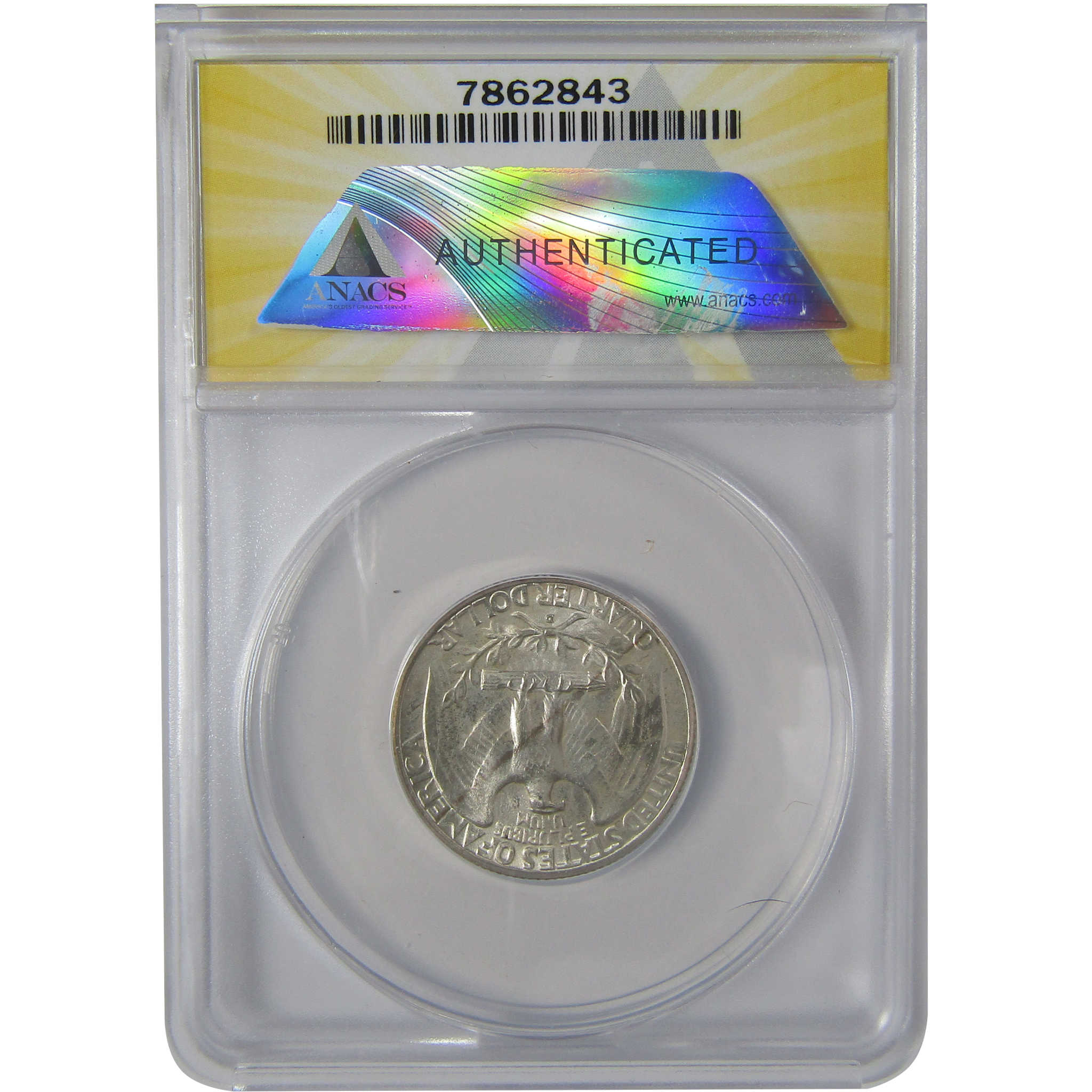 1937 D Washington Quarter MS 64 ANACS Silver Uncirculated SKU:I23636