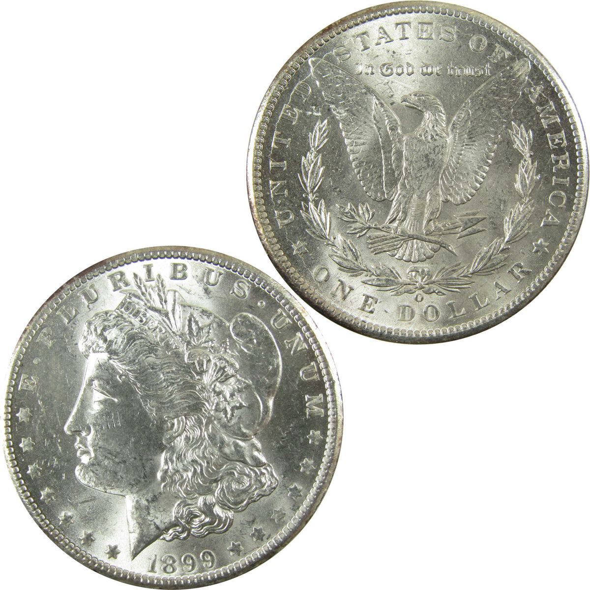 1899 O Morgan Silver Dollar Uncirculated Details $1 Coin SKU:CP1699 - Morgan coin - Morgan silver dollar - Morgan silver dollar for sale - Profile Coins & Collectibles
