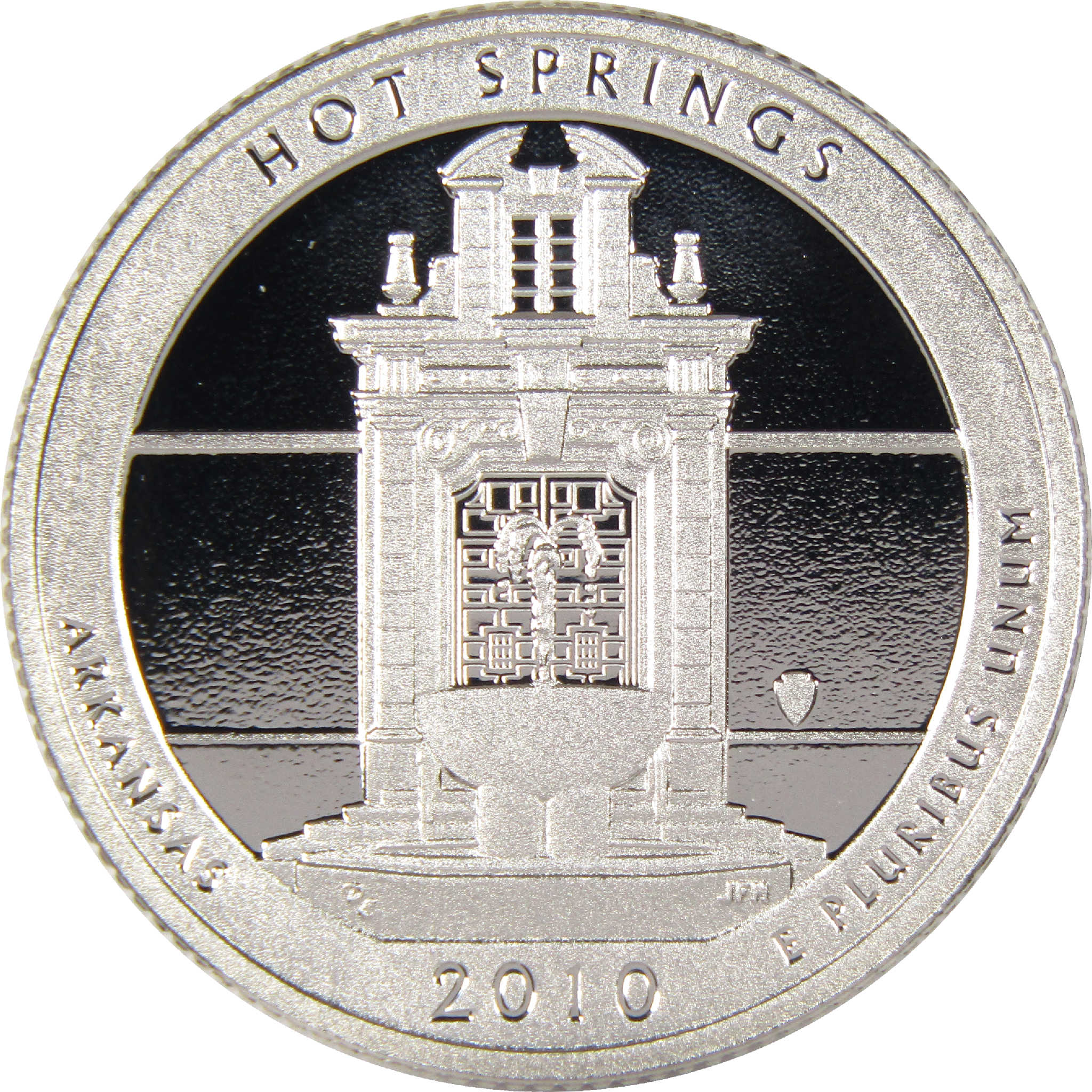 2010 S Hot Springs National Park Quarter Silver Proof 25c Coin