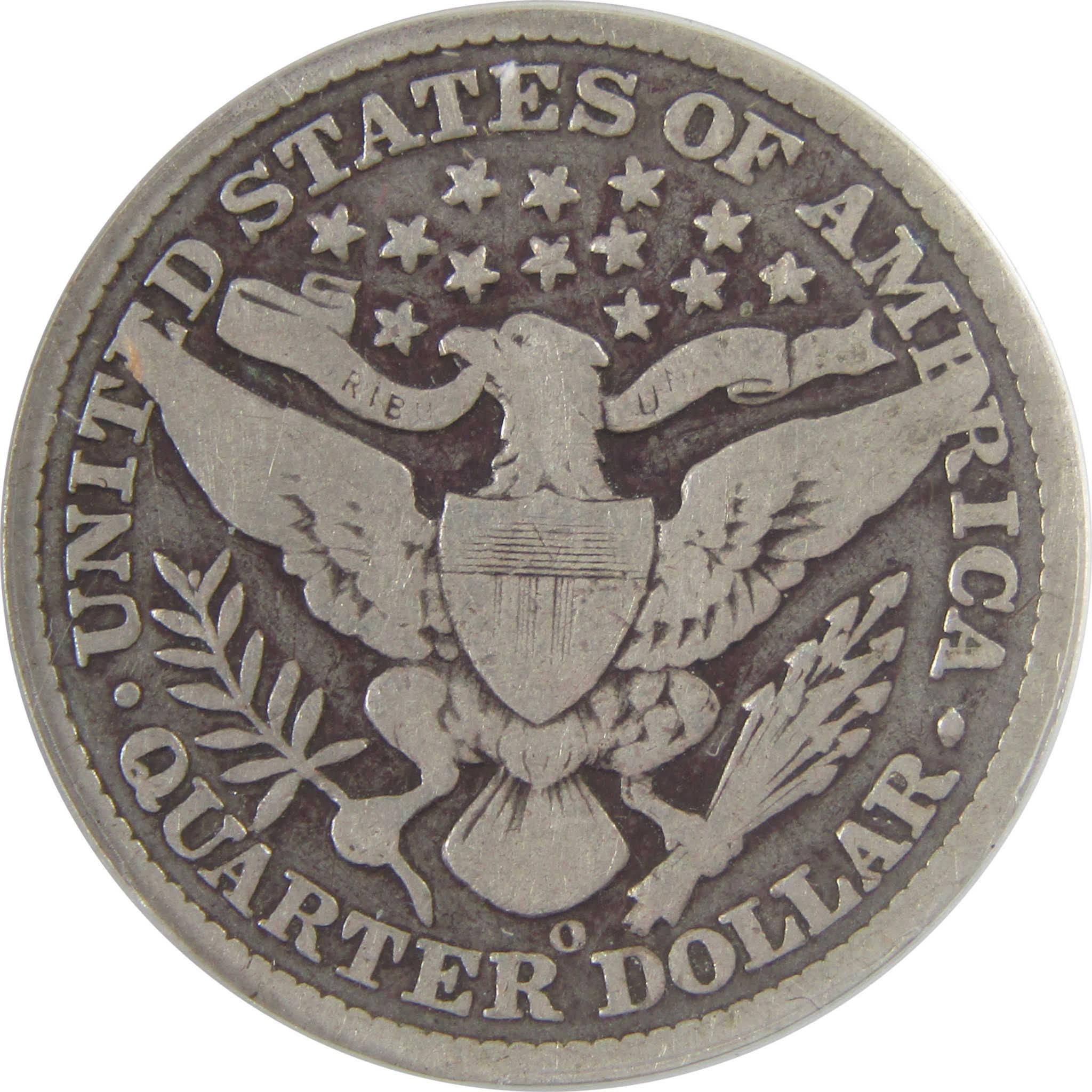 1897 O Barber Silver Quarter G 6 Details ANACS 25c Coin SKU:I25440