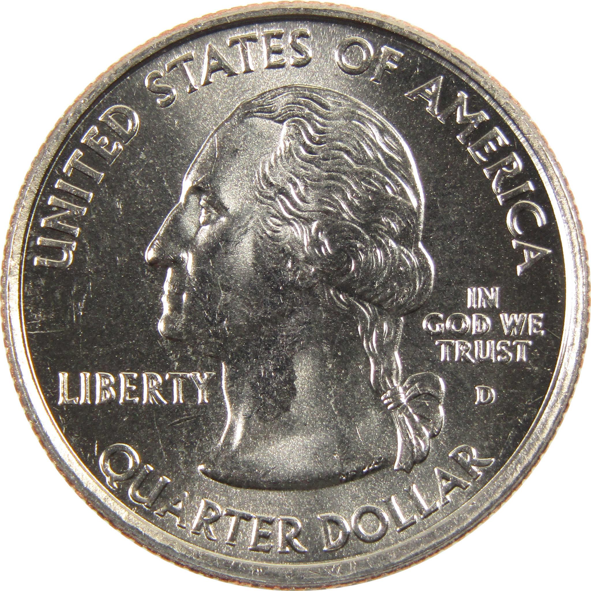 2008 D Hawaii State Quarter BU Uncirculated Clad 25c Coin