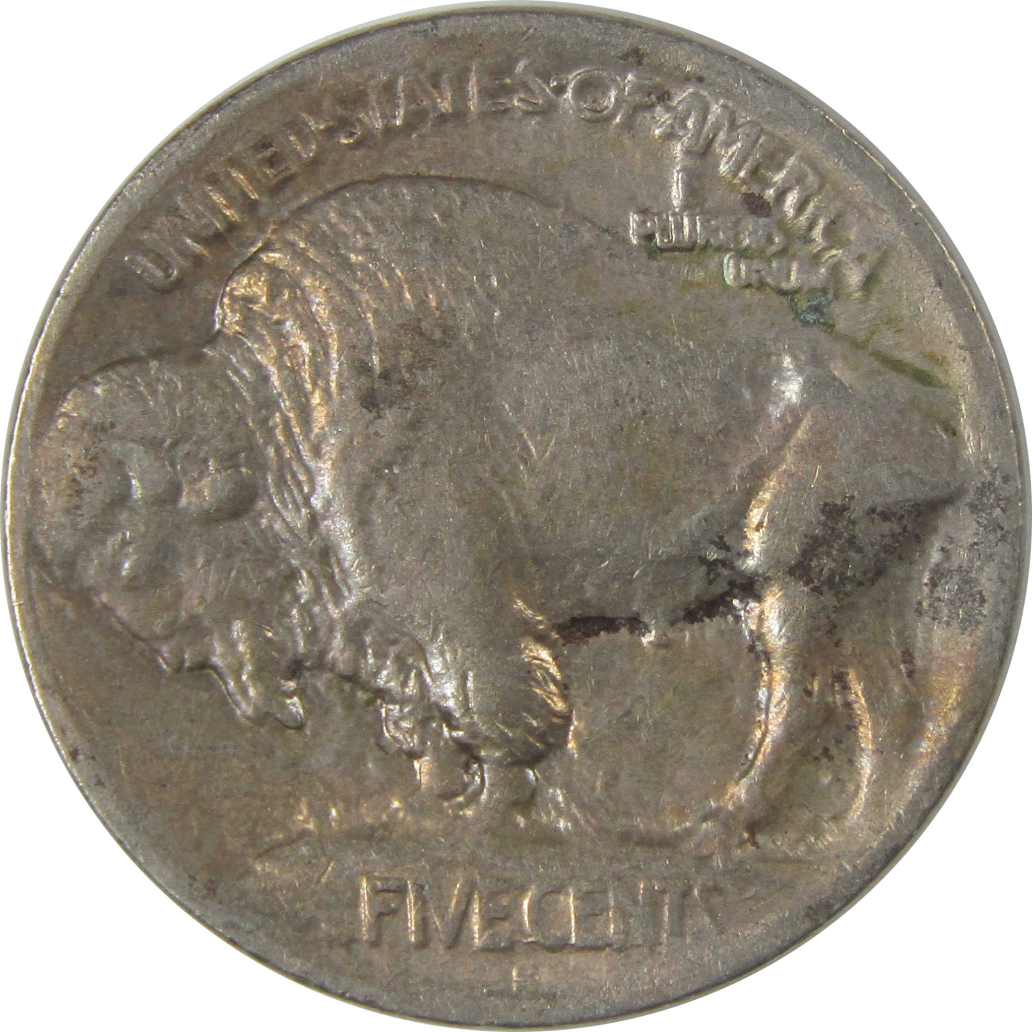 1913 S Type 1 Buffalo Nickel VF Very Fine Details 5c Coin SKU:I22889