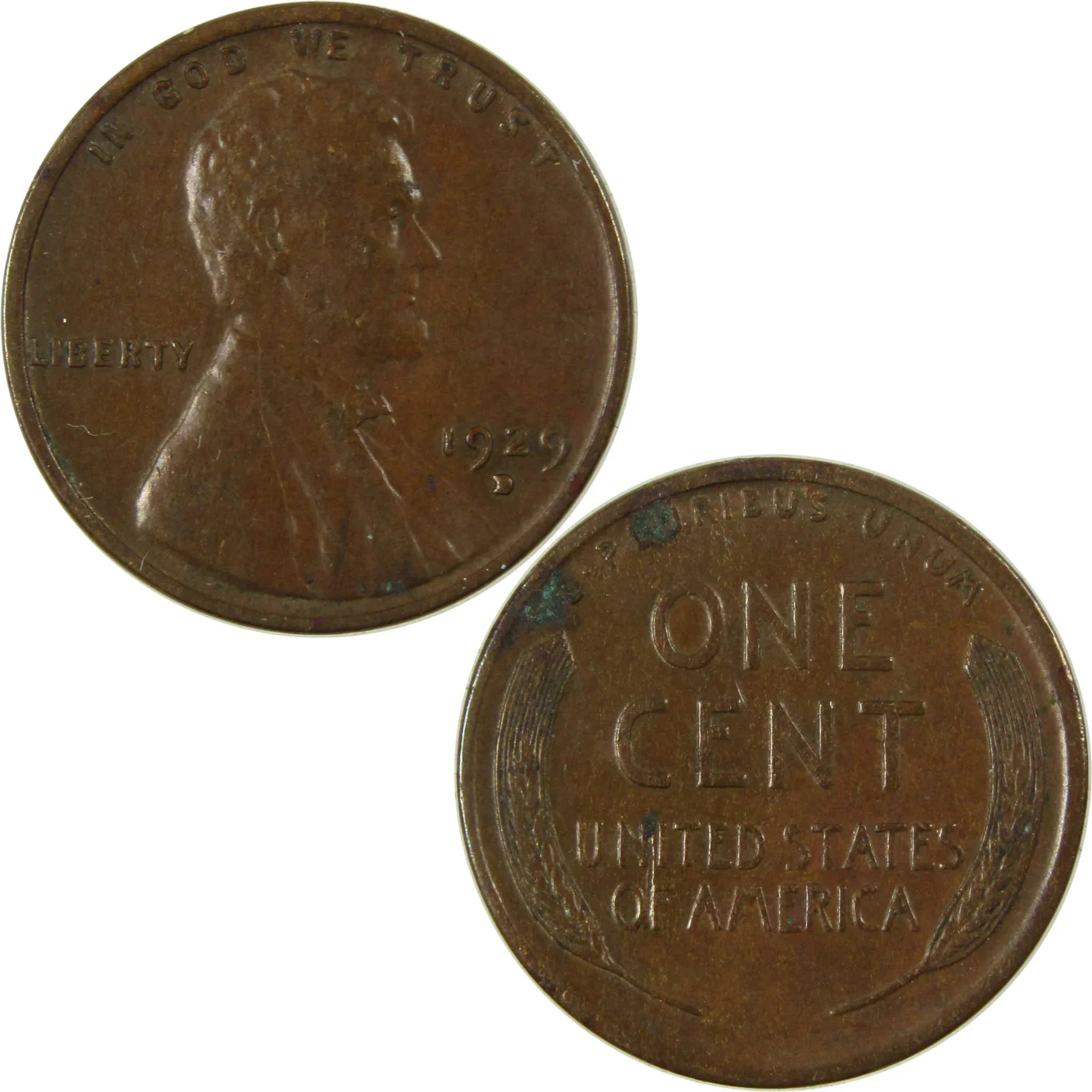 1929 D Lincoln Wheat Cent AU About Uncirculated Penny SKU:I26597