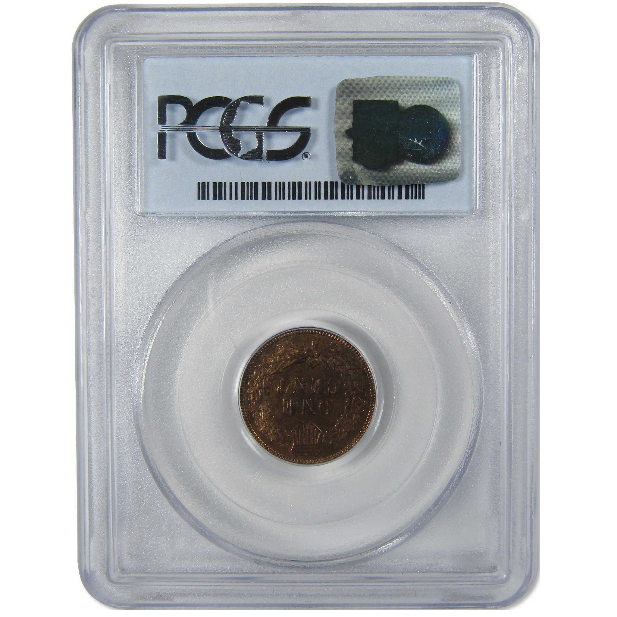 1875 Indian Head Cent MS 64 RB PCGS Penny Uncirculated 1c Coin