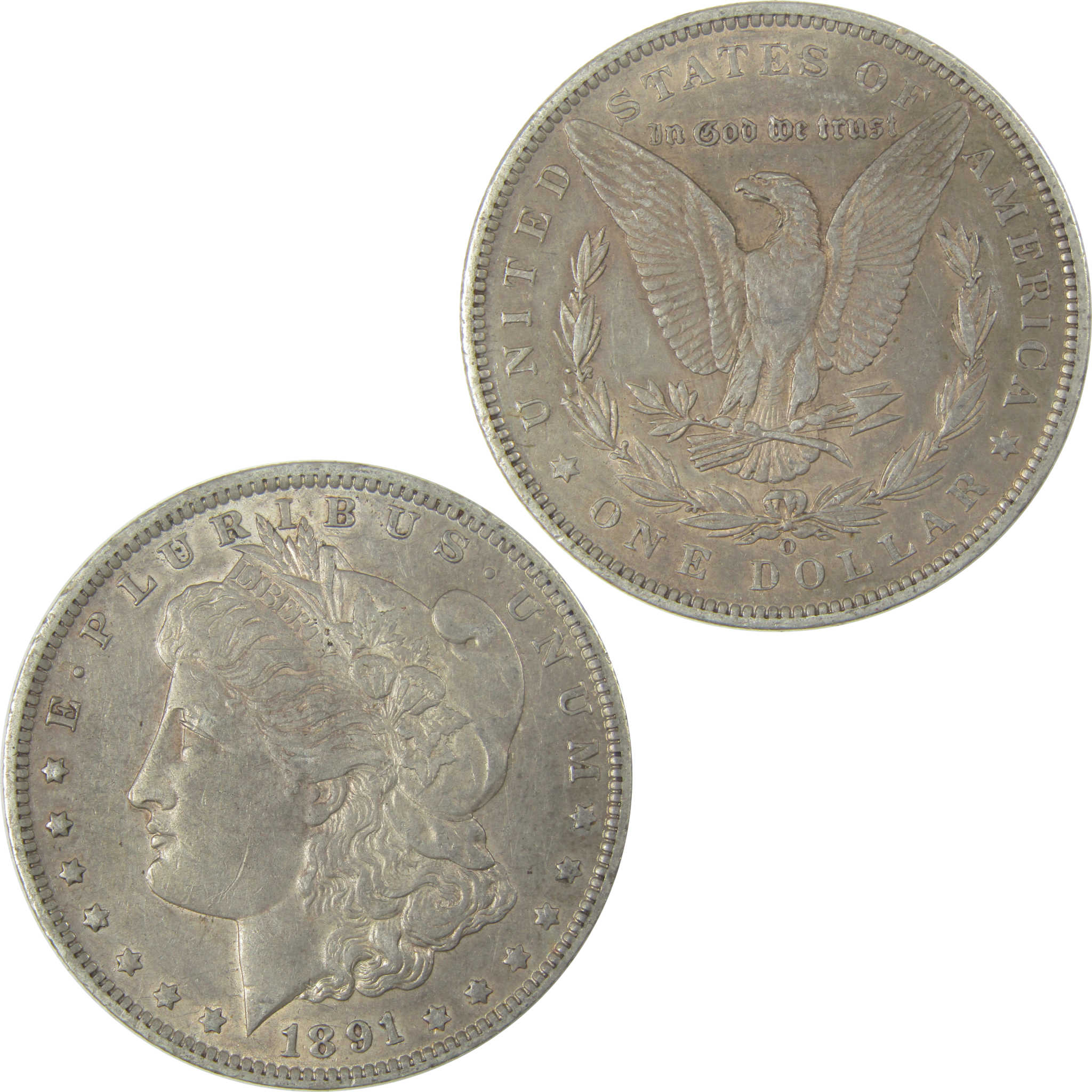 1891 O Morgan Dollar XF EF Extremely Fine Silver $1 Coin SKU:I19292 - Morgan coin - Morgan silver dollar - Morgan silver dollar for sale - Profile Coins & Collectibles