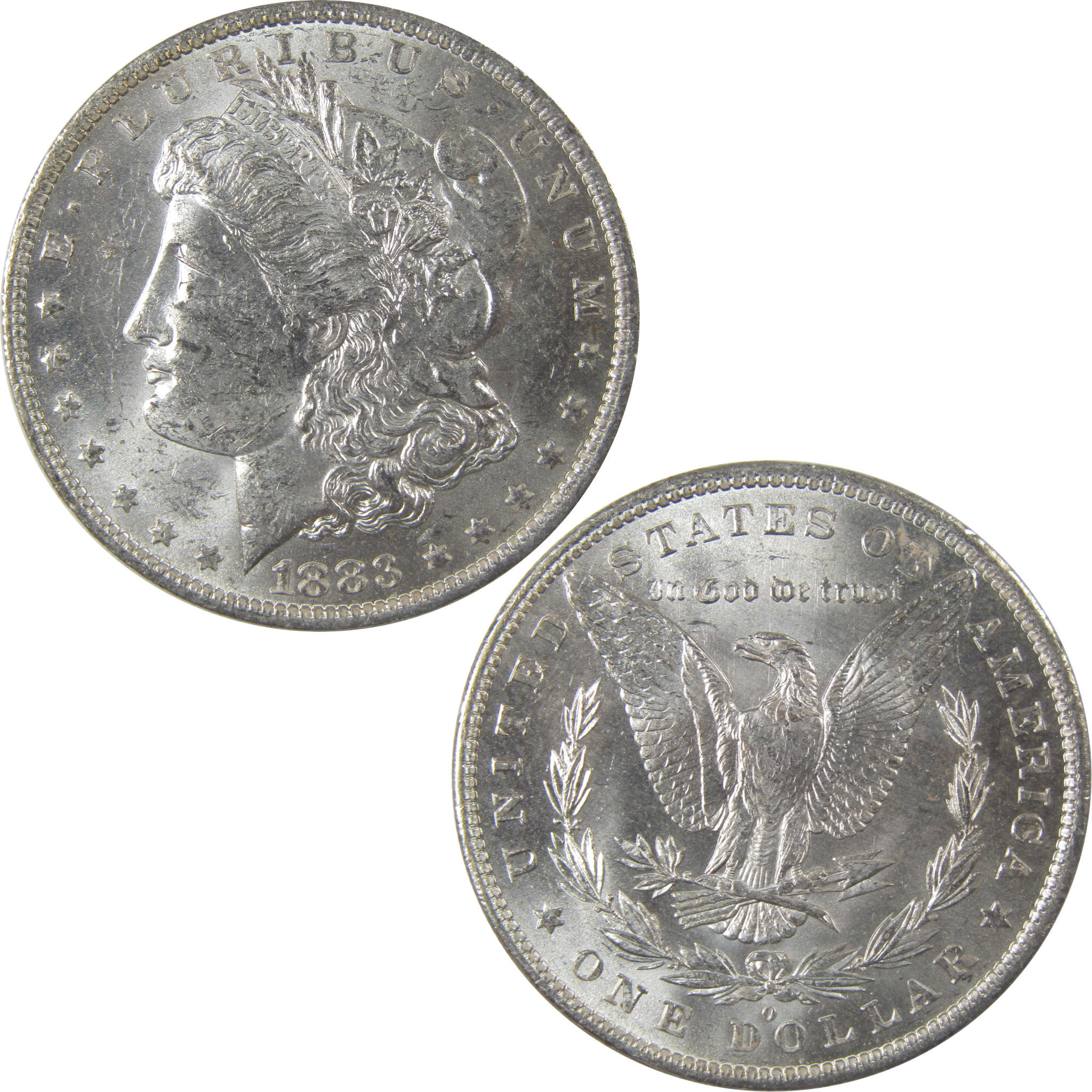 1883 O Morgan Silver Dollar Uncirculated Mint State $1 Coin SKU:I24870 - Morgan coin - Morgan silver dollar - Morgan silver dollar for sale - Profile Coins & Collectibles