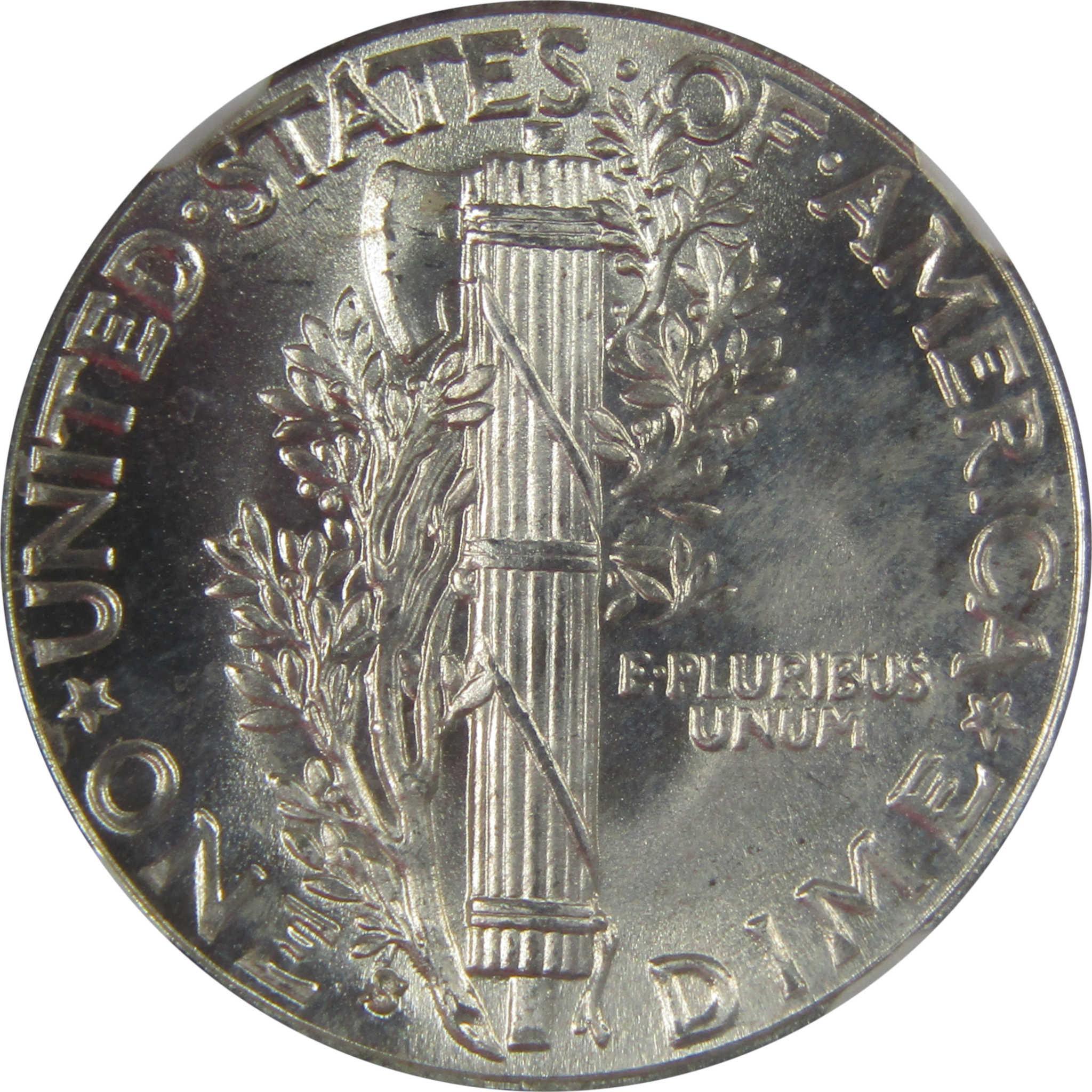 1937 S Mercury Dime MS 66 FB NGC Silver Uncirculated SKU:I23189