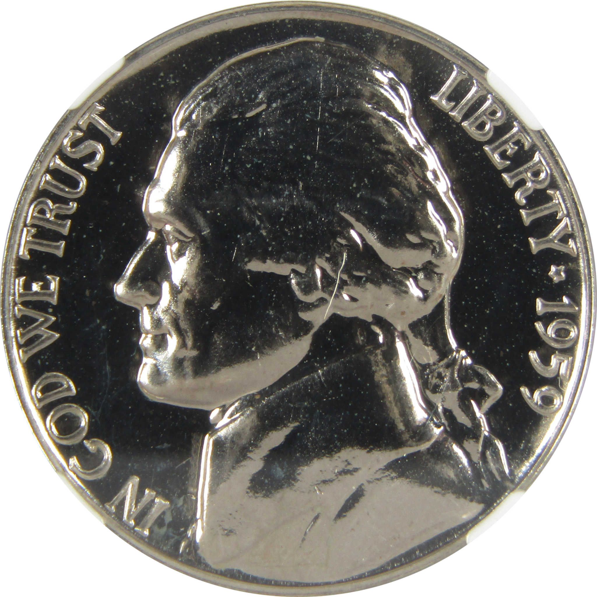 1959 Jefferson Nickel PF 68 NGC Proof 5c Coin Collectible SKU:I27321