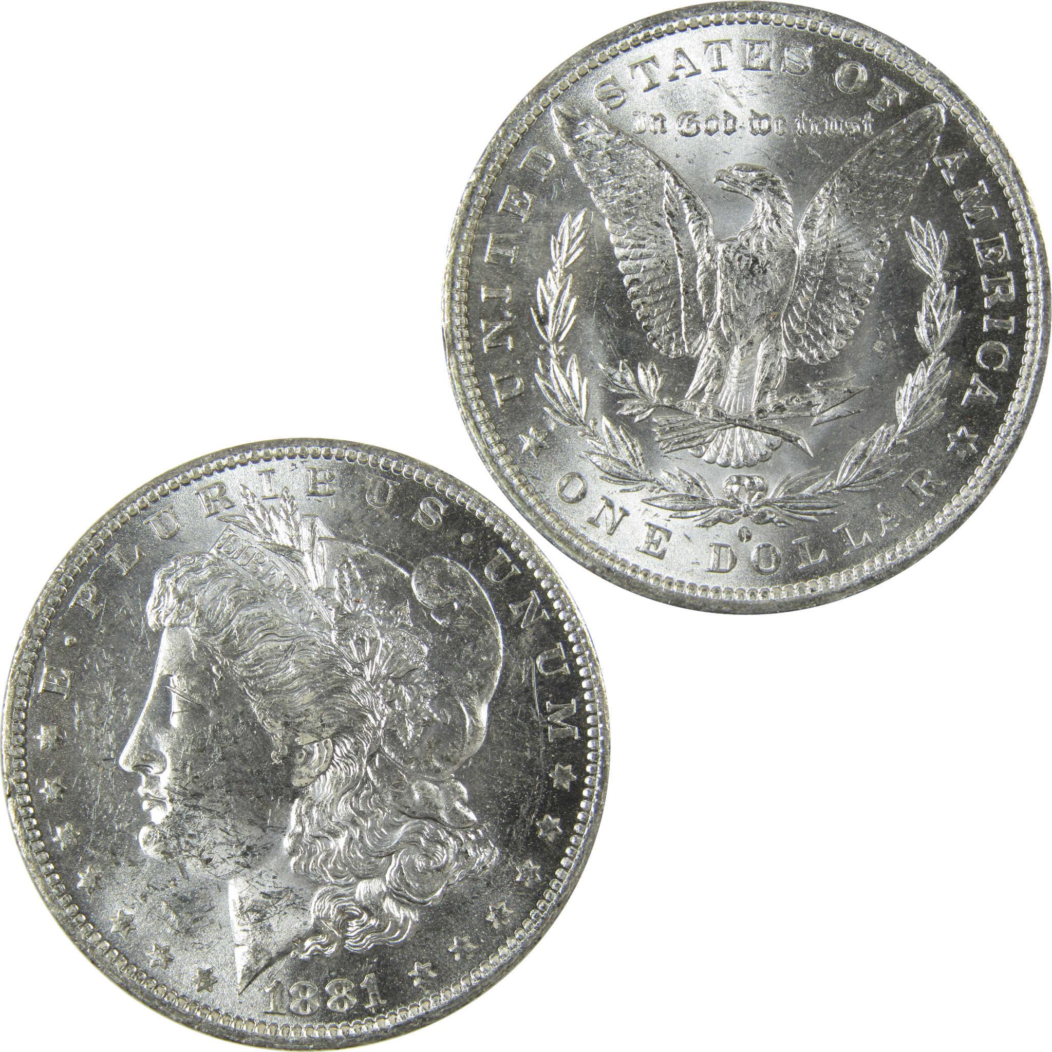 1881 O Morgan Silver Dollar Uncirculated Mint State $1 Coin SKU:I27765 - Morgan coin - Morgan silver dollar - Morgan silver dollar for sale - Profile Coins & Collectibles
