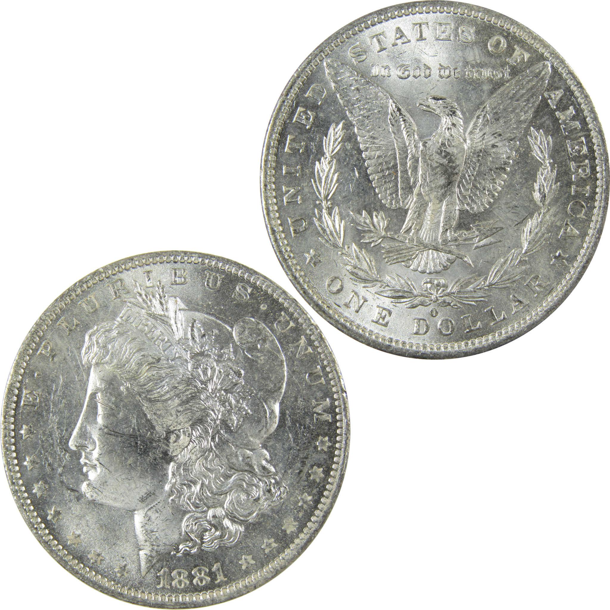 1881 O Morgan Silver Dollar Uncirculated Mint State $1 Coin SKU:I27713 - Morgan coin - Morgan silver dollar - Morgan silver dollar for sale - Profile Coins & Collectibles