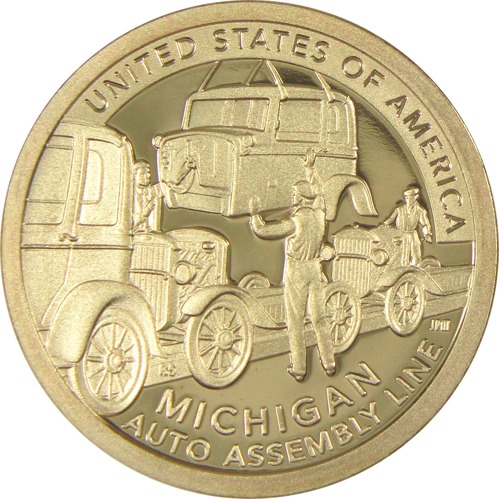 2025 S Auto Assembly Line American Innovation Dollar Proof $1 Coin