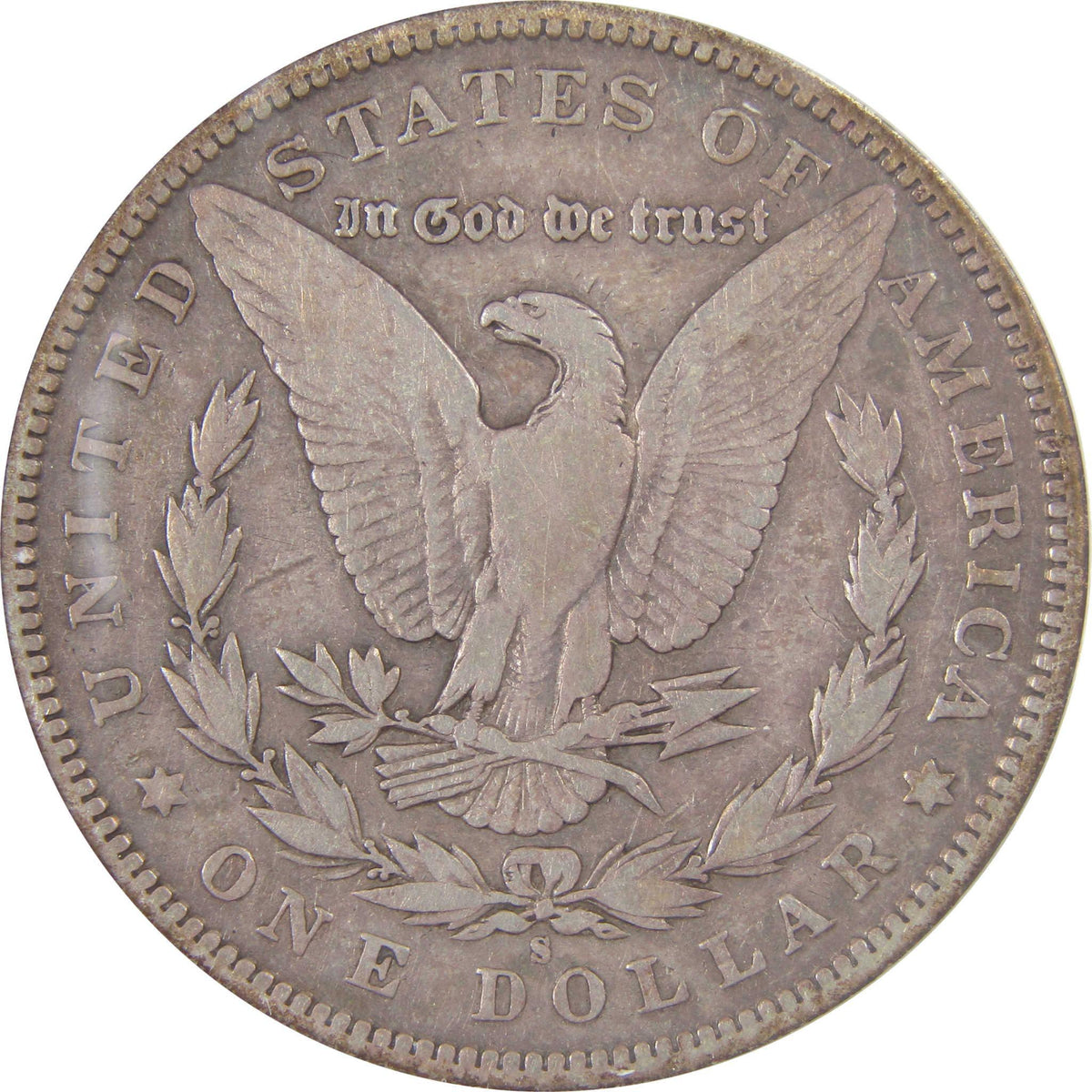 1896 S Morgan Silver Dollar VF 20 ANACS $1 Coin SKU:I25000 - Morgan coin - Morgan silver dollar - Morgan silver dollar for sale - Profile Coins & Collectibles