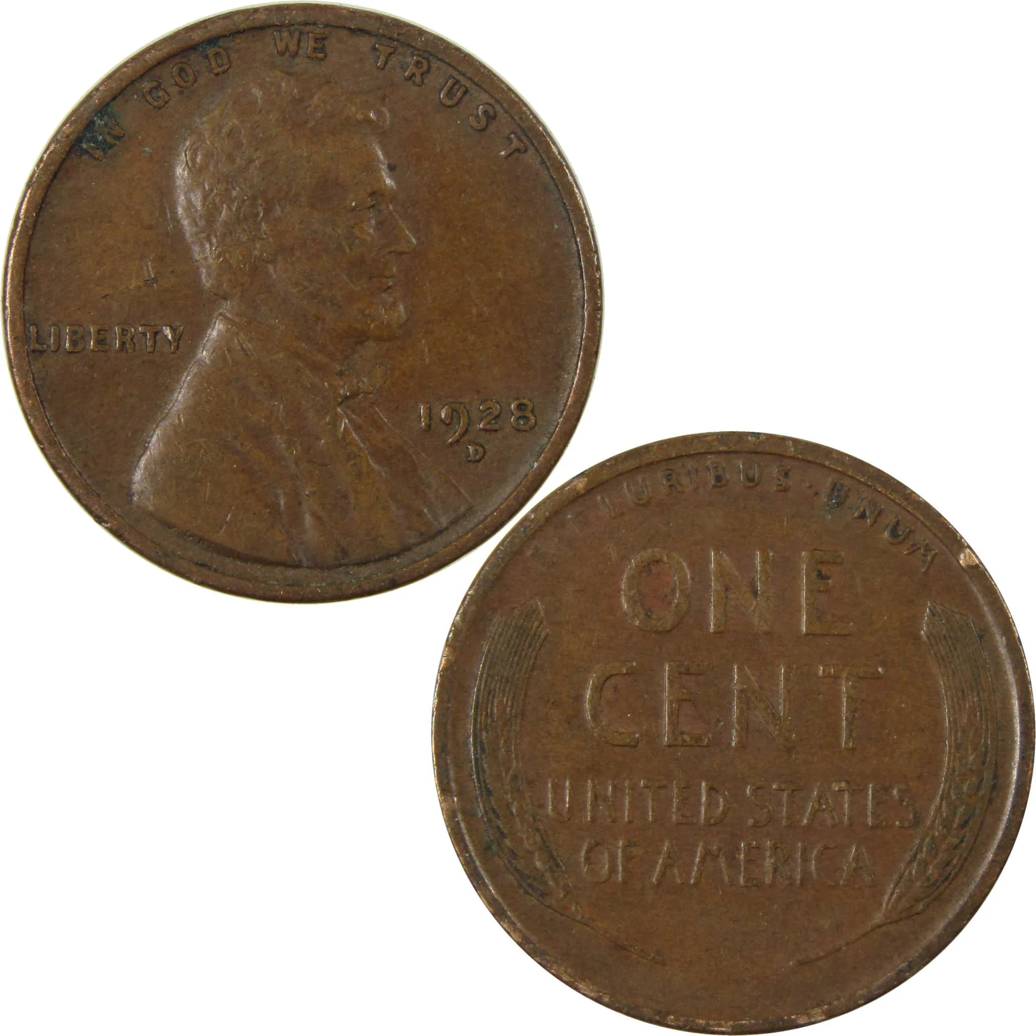 1928 D Lincoln Wheat Cent VF Very Fine Penny 1c Coin SKU:I27623