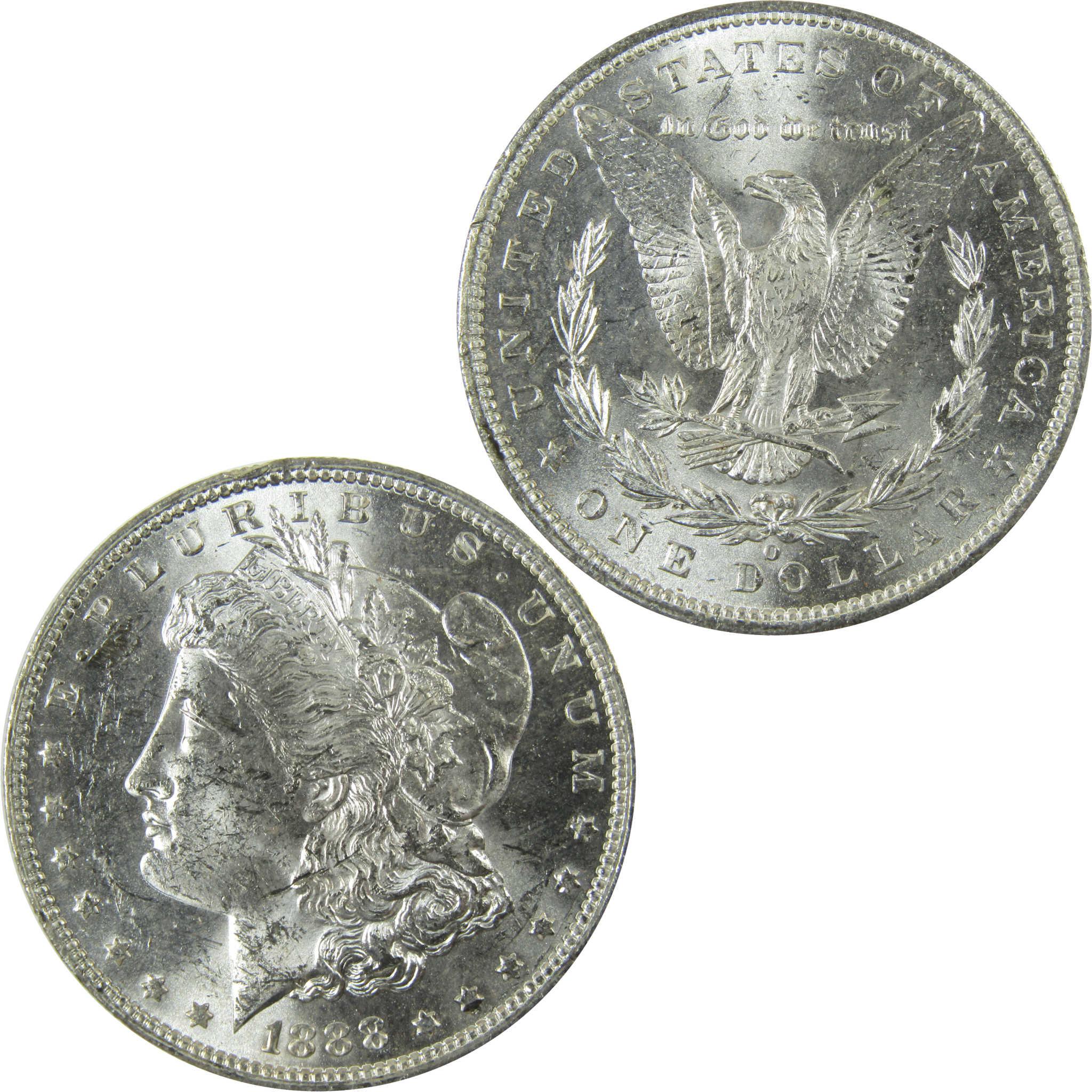 1888 O Morgan Silver Dollar Uncirculated Mint State $1 Coin SKU:I27772 - Morgan coin - Morgan silver dollar - Morgan silver dollar for sale - Profile Coins & Collectibles