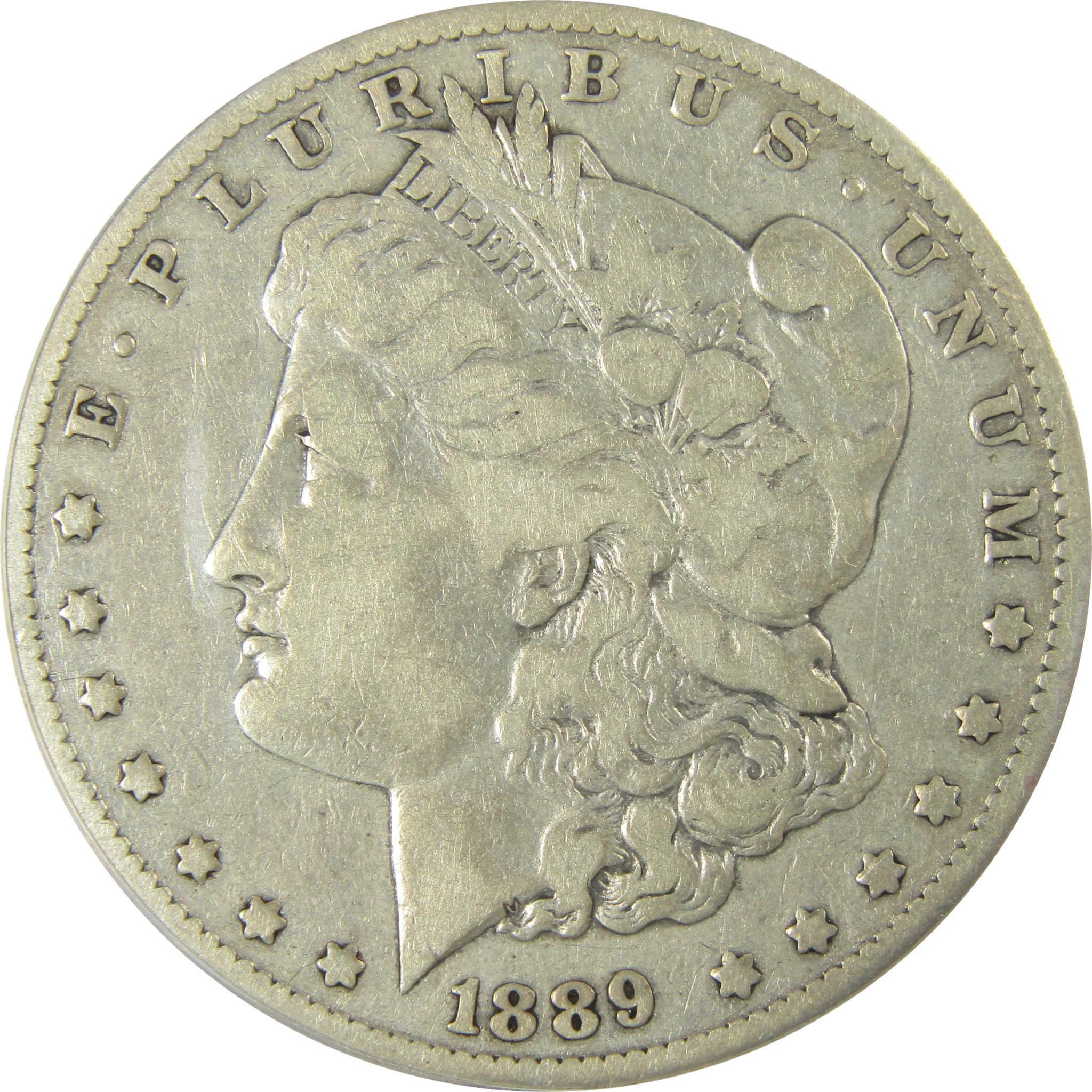 1889 CC Morgan Silver Dollar F 12 Details ANACS $1 Coin SKU:CP797 - Morgan coin - Morgan silver dollar - Morgan silver dollar for sale - Profile Coins & Collectibles