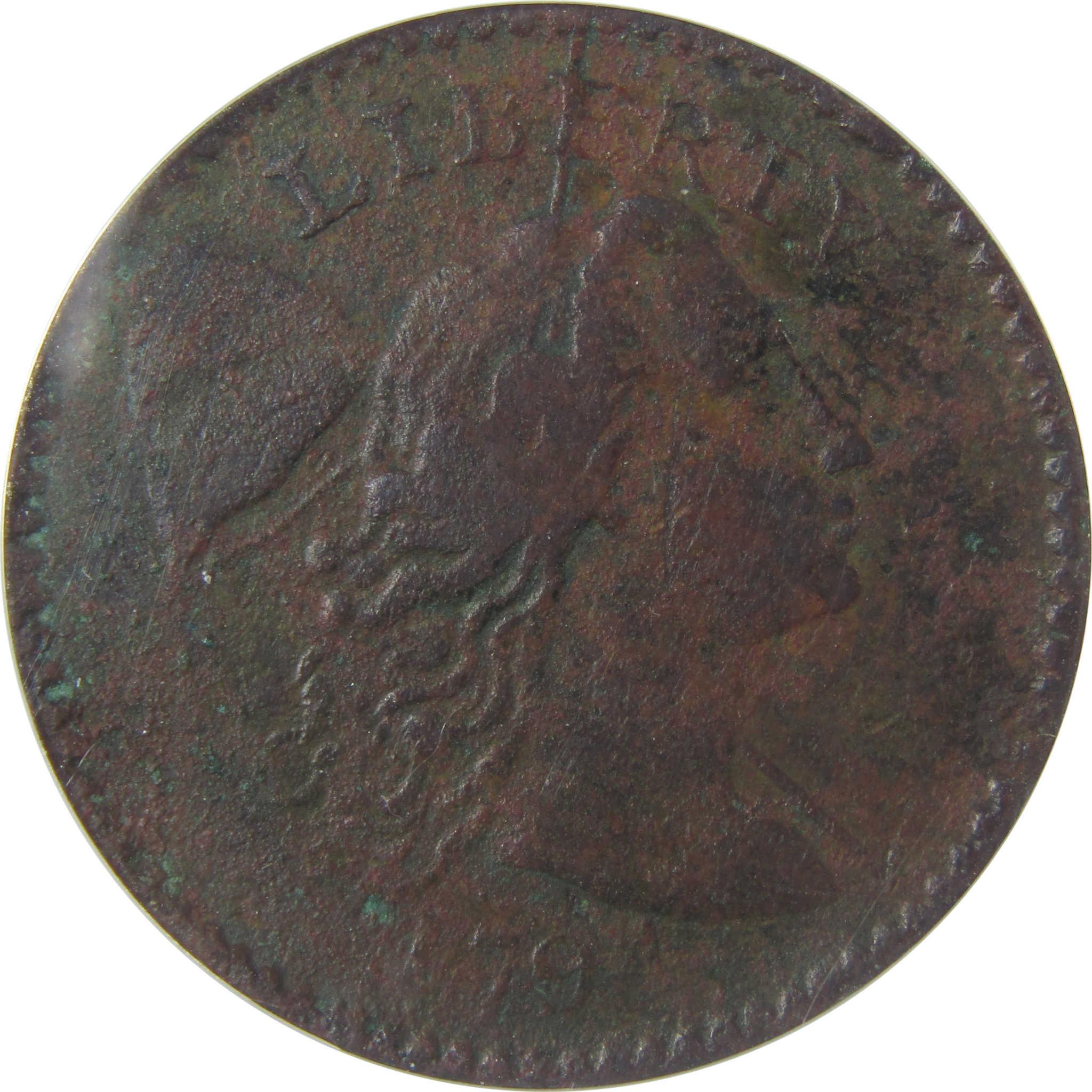 1794 Head of 1794 Liberty Cap Lg 1c VF 25 Details ANACS SKU:I24460