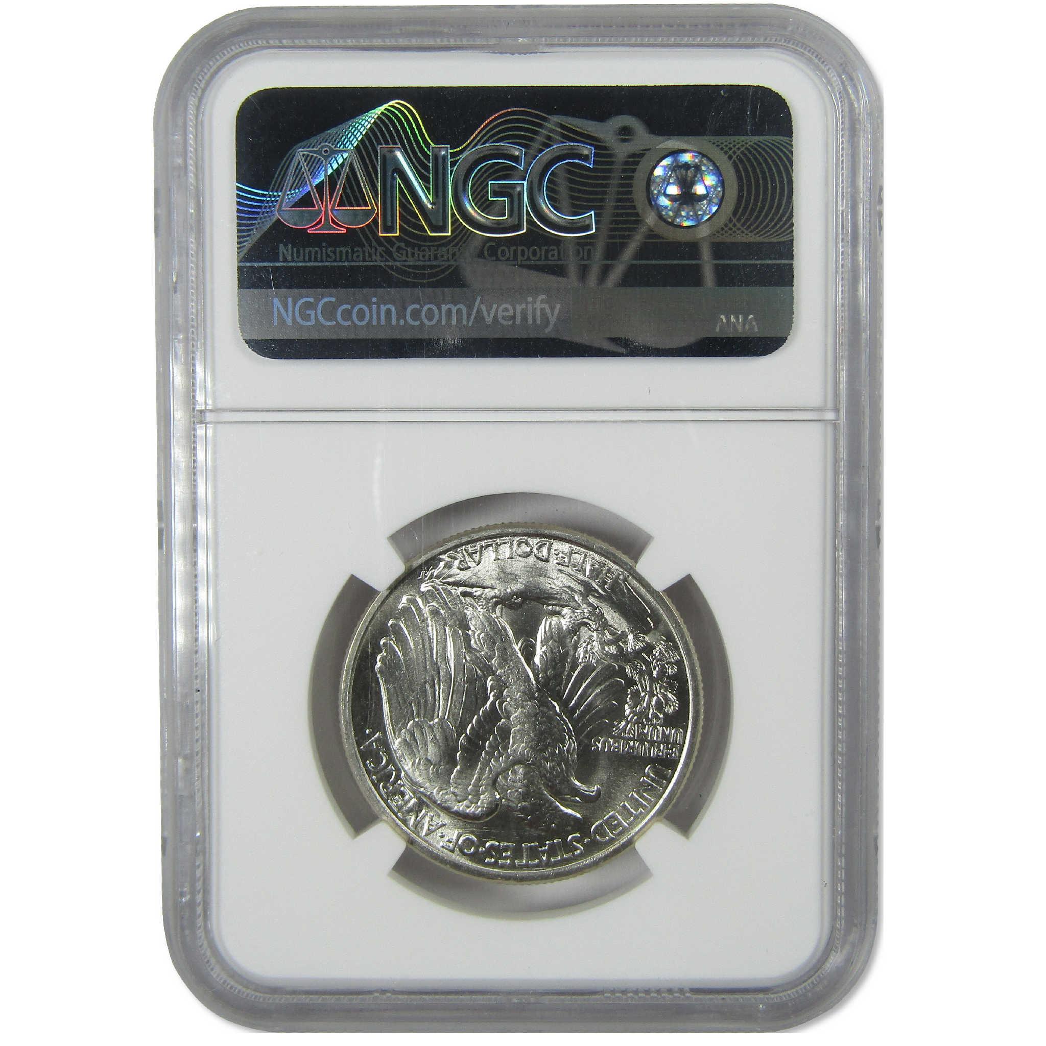 1945 Liberty Walking Silver Half Dollar MS 66 NGC Uncirculated