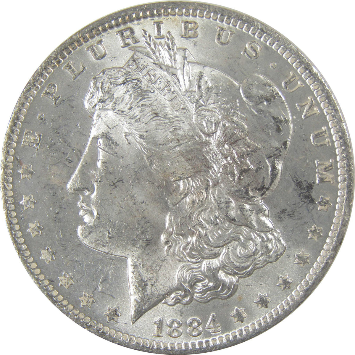1884 O Morgan Silver Dollar BU Choice Uncirculated Toned SKU:I24198