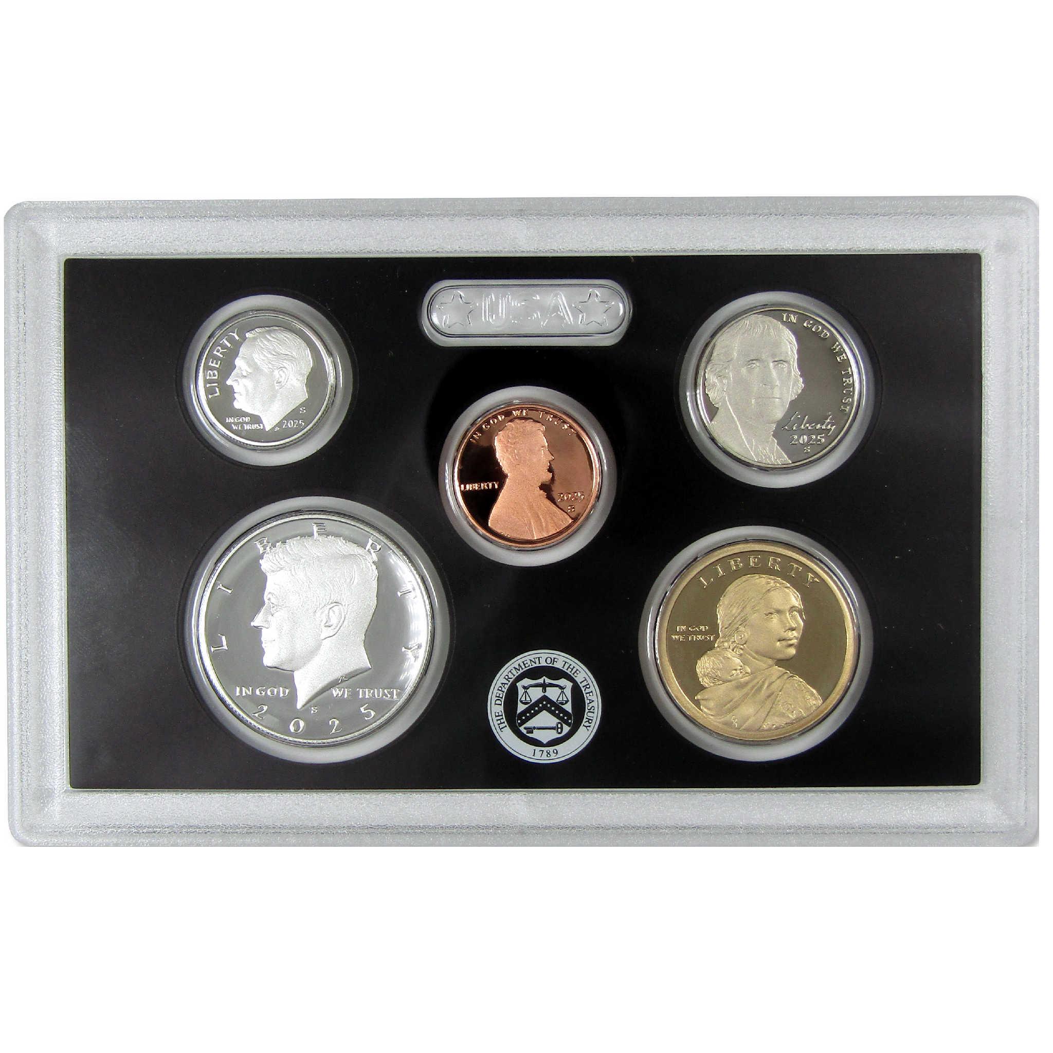 2025 Silver Proof Set U.S. Mint Original Government Packaging OGP COA