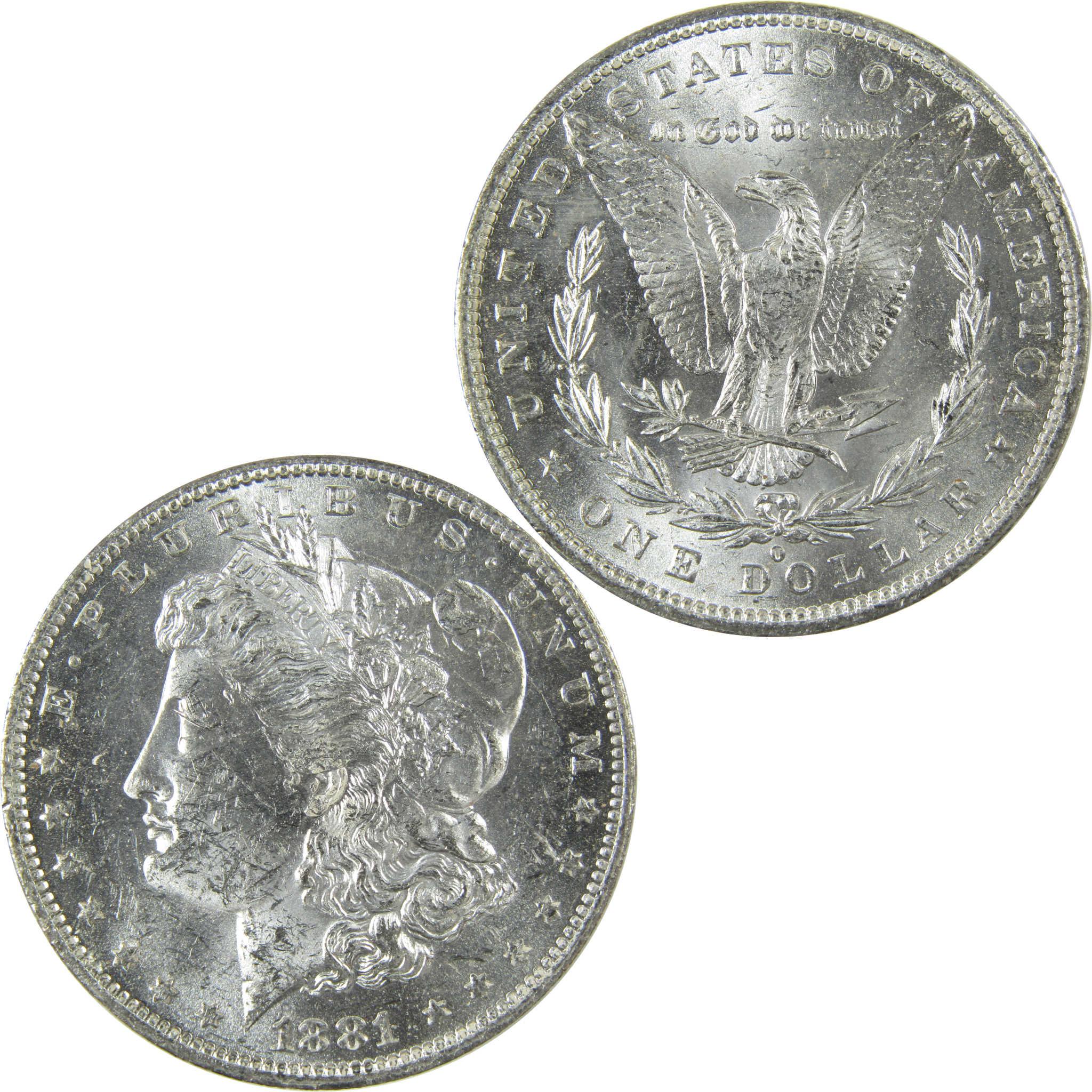 1881 O Morgan Silver Dollar Uncirculated Mint State $1 Coin SKU:I27690 - Morgan coin - Morgan silver dollar - Morgan silver dollar for sale - Profile Coins & Collectibles