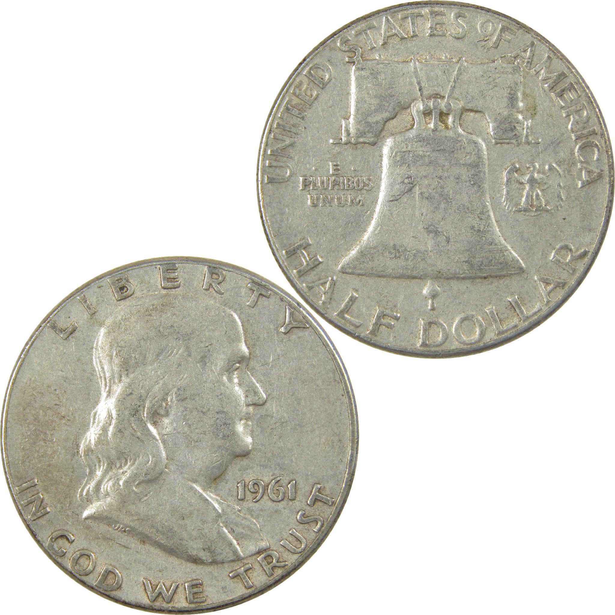 1961 Franklin Half Dollar G Good Silver 50c Coin
