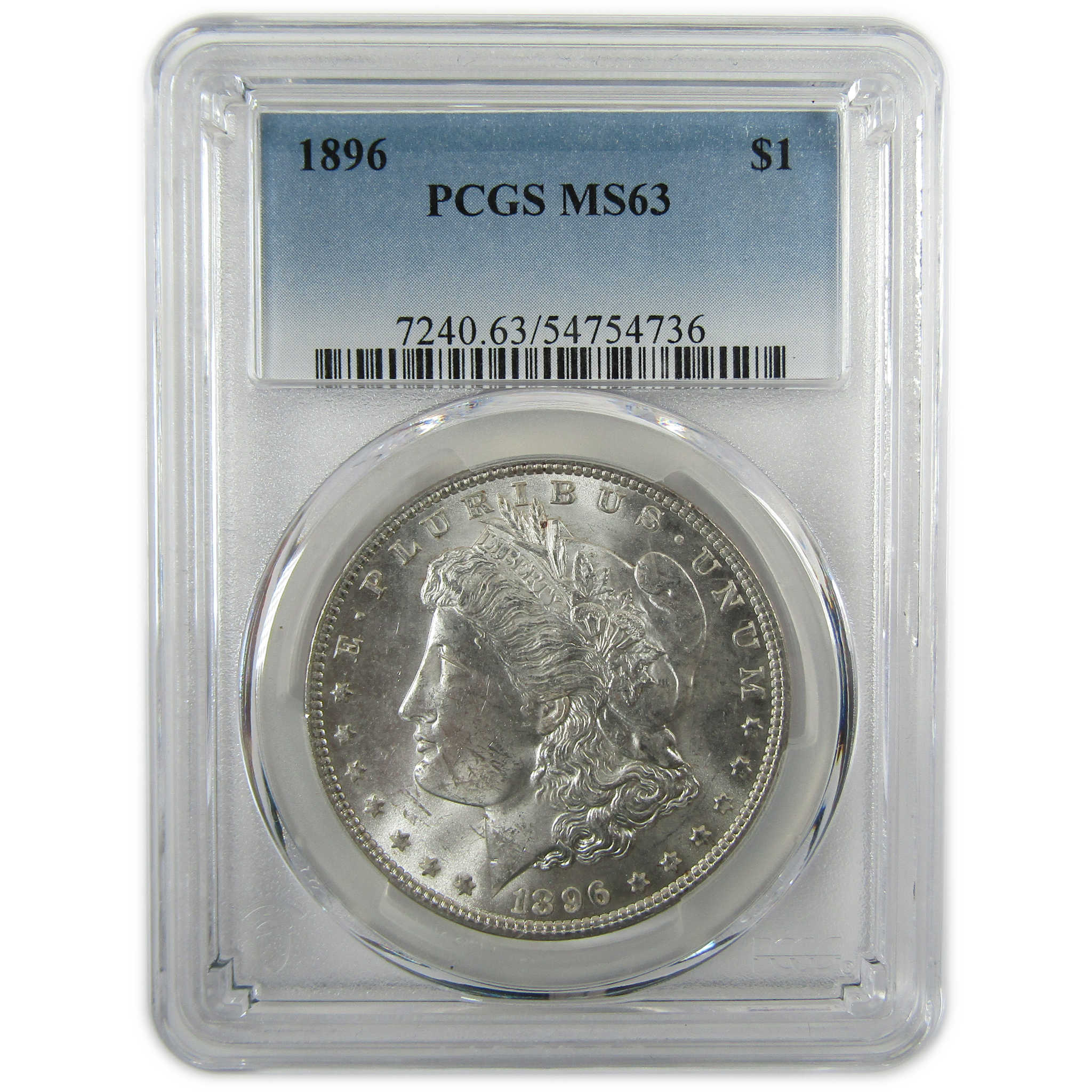 1896 Morgan Silver Dollar MS 63 PCGS Uncirculated $1 Coin SKU:I28356 - Morgan coin - Morgan silver dollar - Morgan silver dollar for sale - Profile Coins & Collectibles