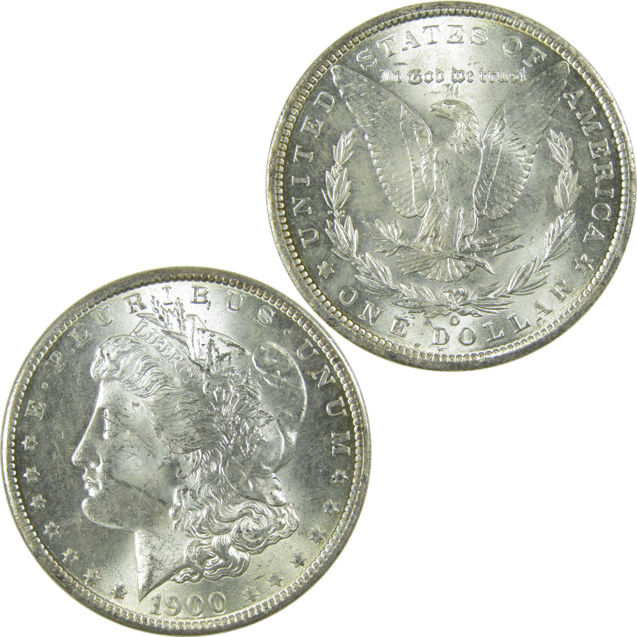 1900 O Morgan Silver Dollar Uncirculated Mint State $1 Coin SKU:I27779