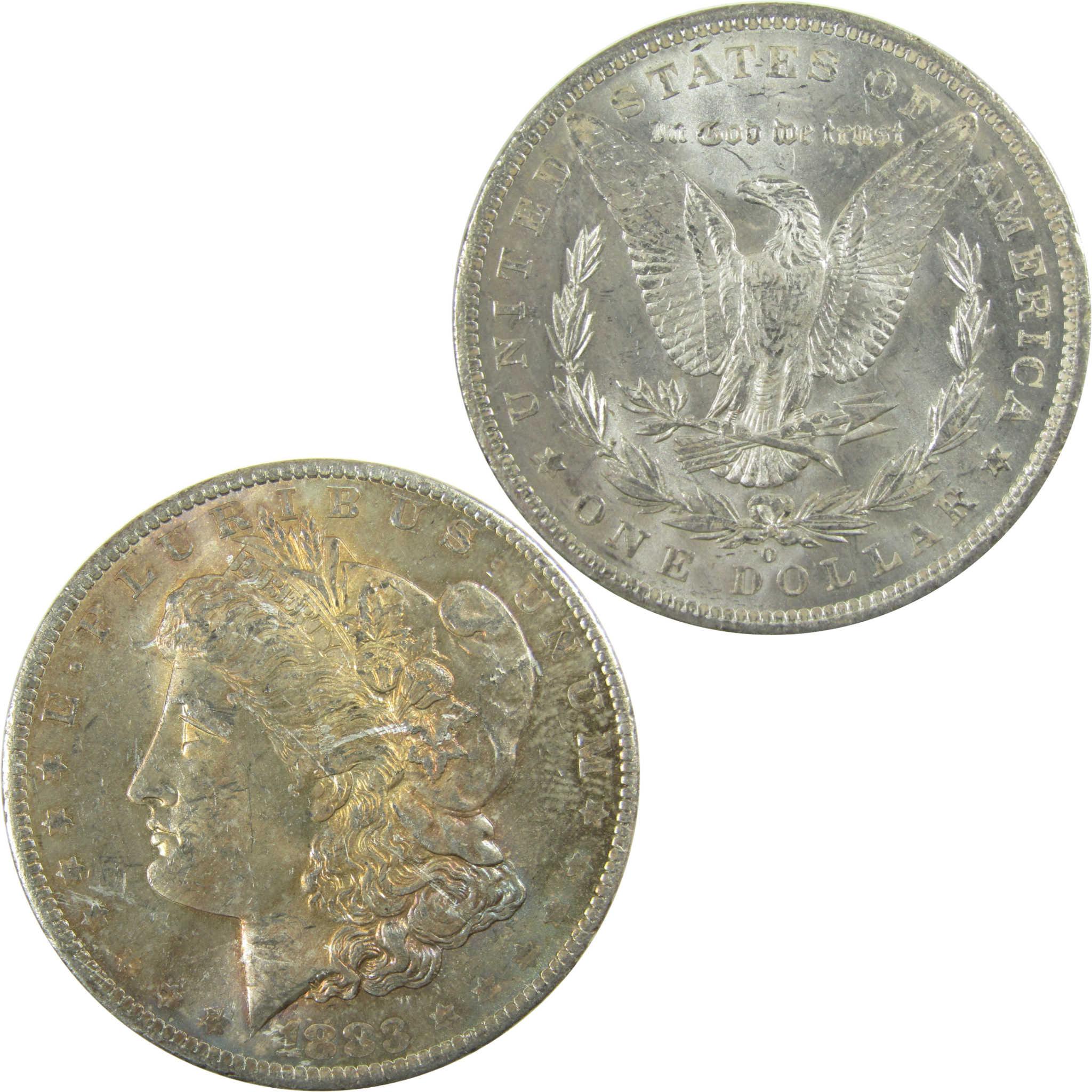 1883 O Morgan Silver Dollar Uncirculated Mint State Toned SKU:I27535