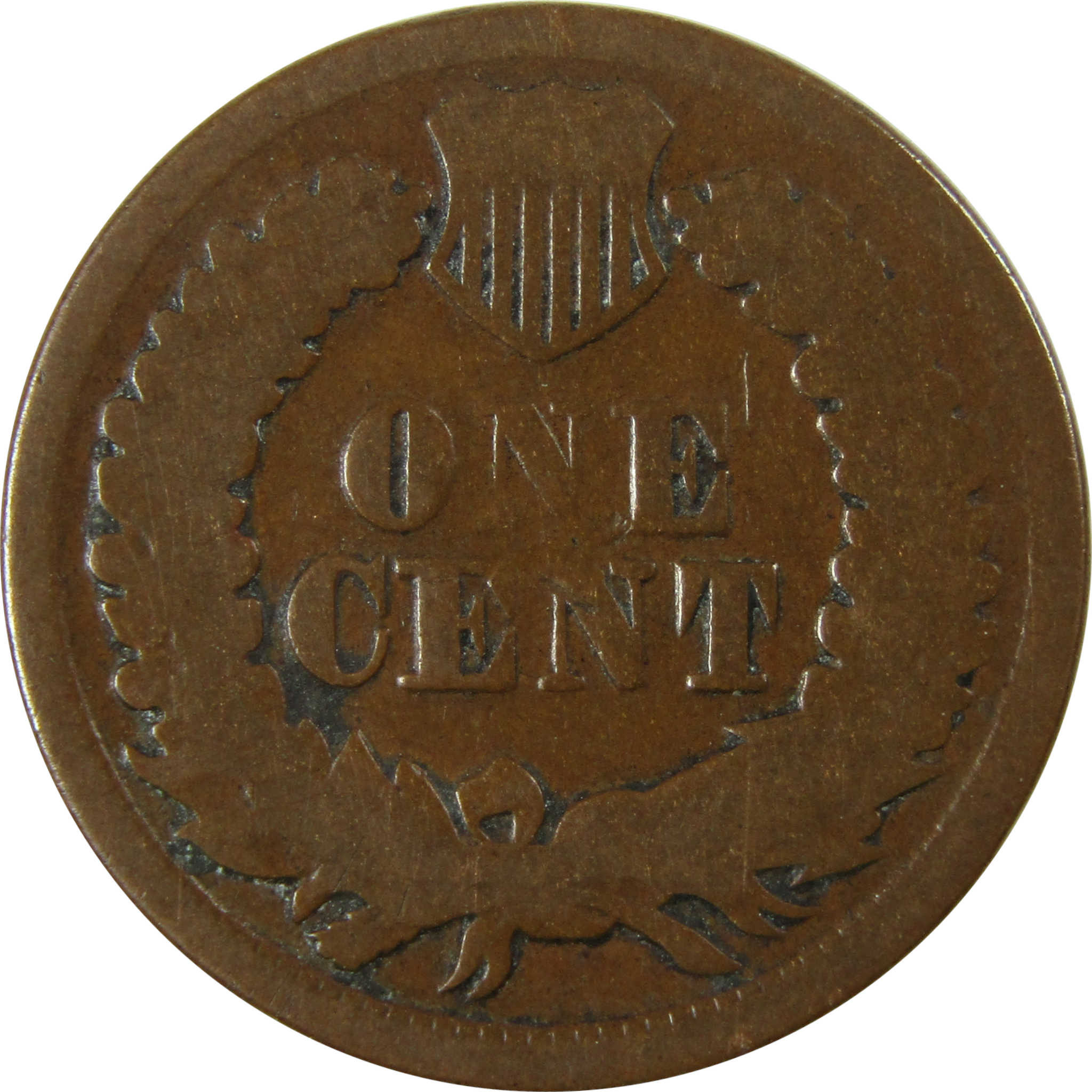 1866 Indian Head Cent AG About Good Penny SKU:I26613