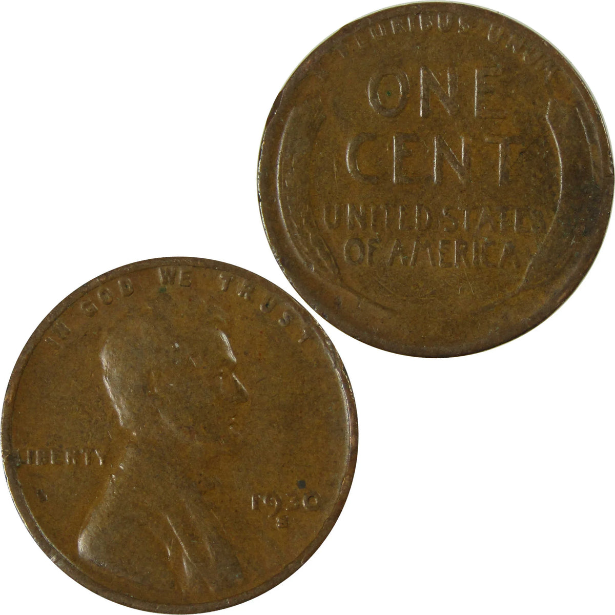 1930 S Lincoln Wheat Cent G Good Penny 1c Coin Collectible SKU:I26666