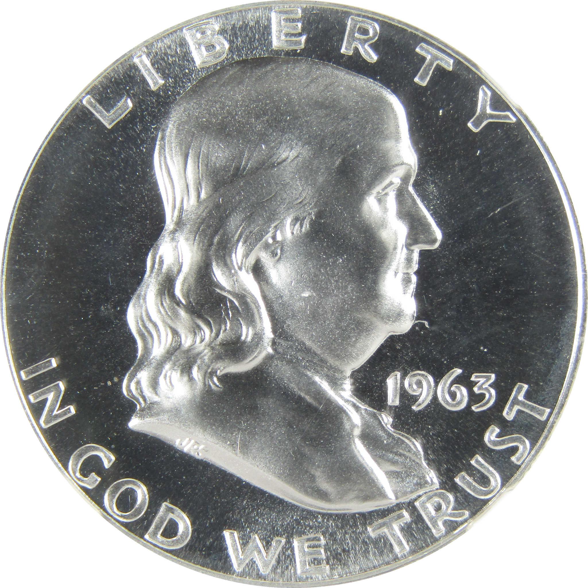 1963 Franklin Silver Half Dollar PF 69 NGC Proof 50c Coin SKU:I27441