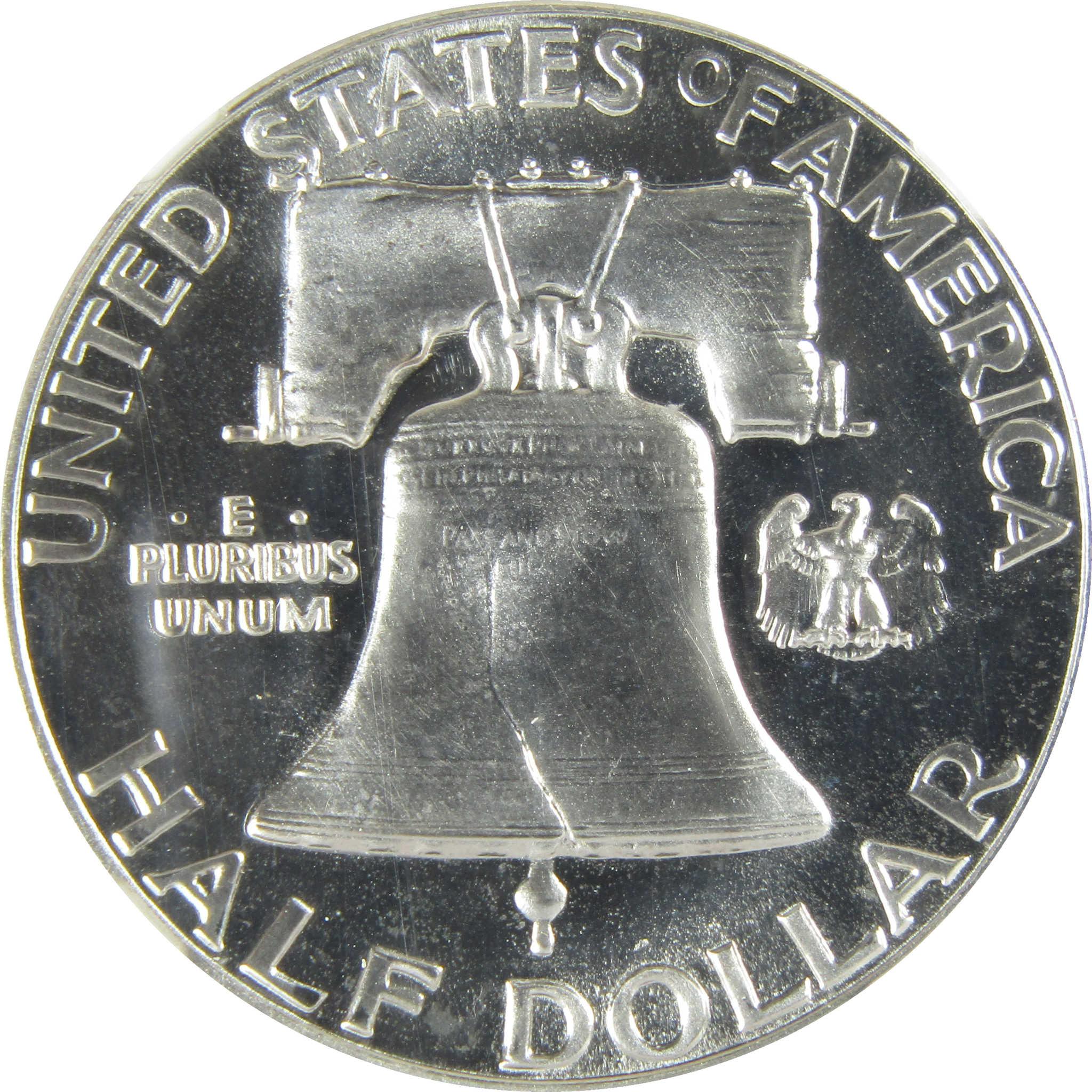 1955 Franklin Silver Half Dollar PF 68 NGC Proof 50c Coin SKU:I27407