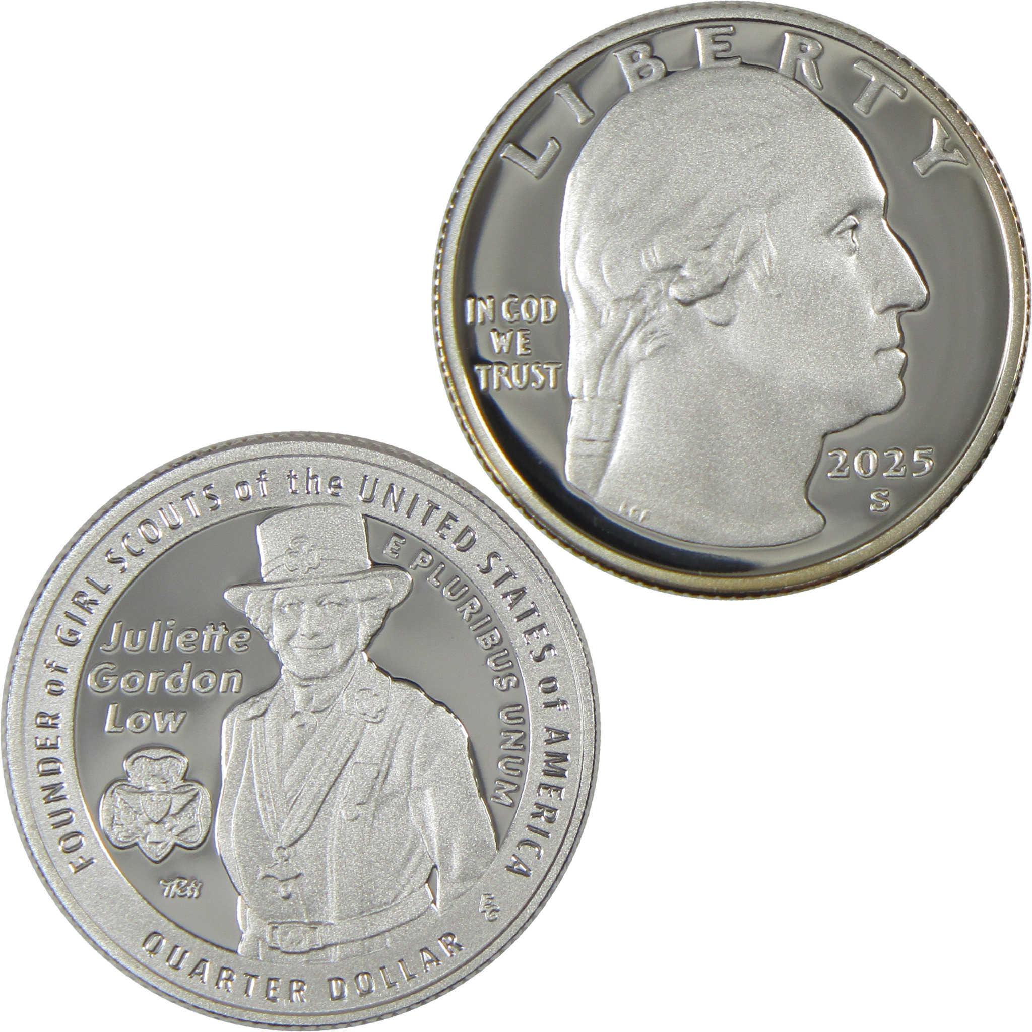 2025 S Juliette Gordon Low American Women Silver Quarter Proof Coin