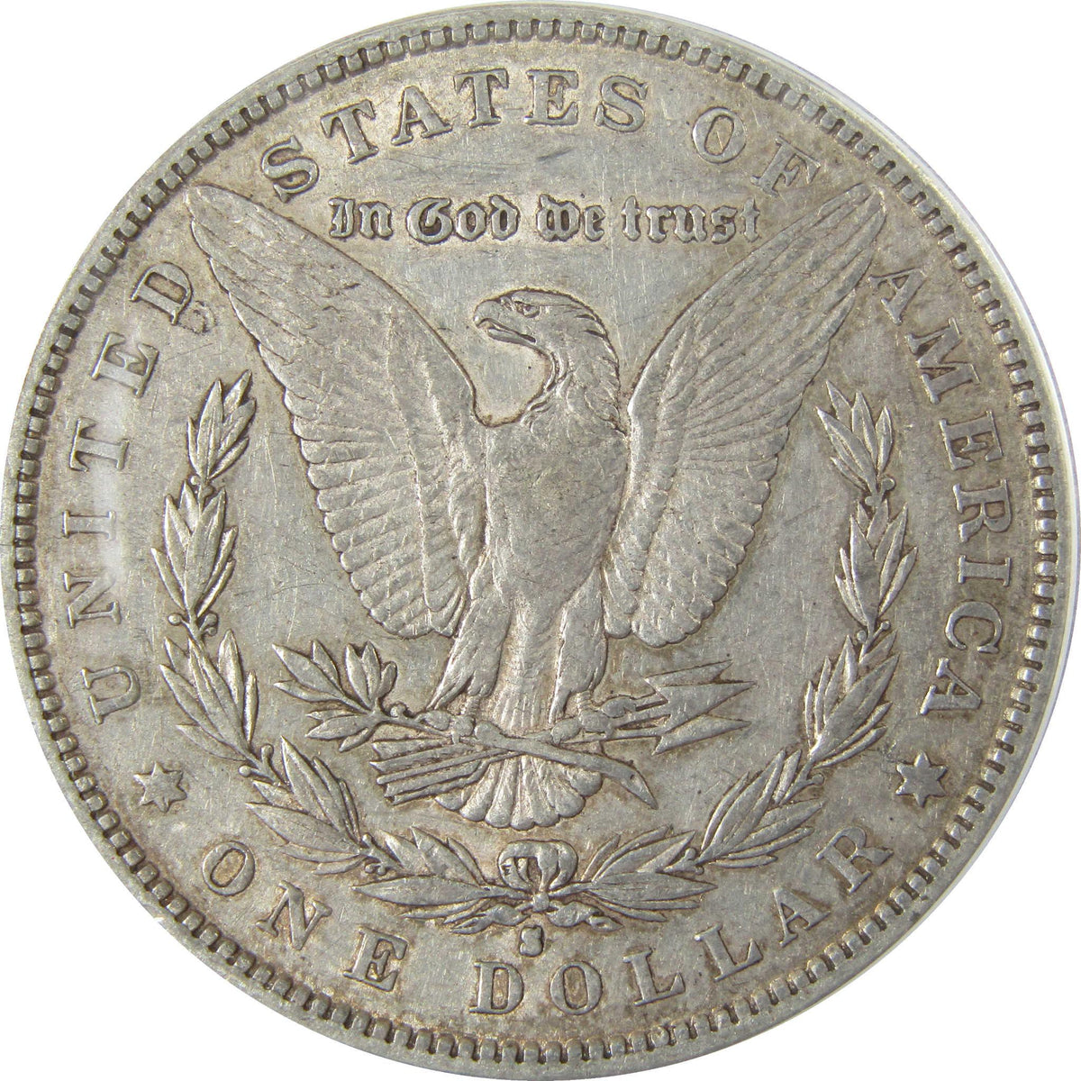 1884 S Morgan Silver Dollar EF 40 ANACS $1 Coin SKU:I27946 - Morgan coin - Morgan silver dollar - Morgan silver dollar for sale - Profile Coins & Collectibles