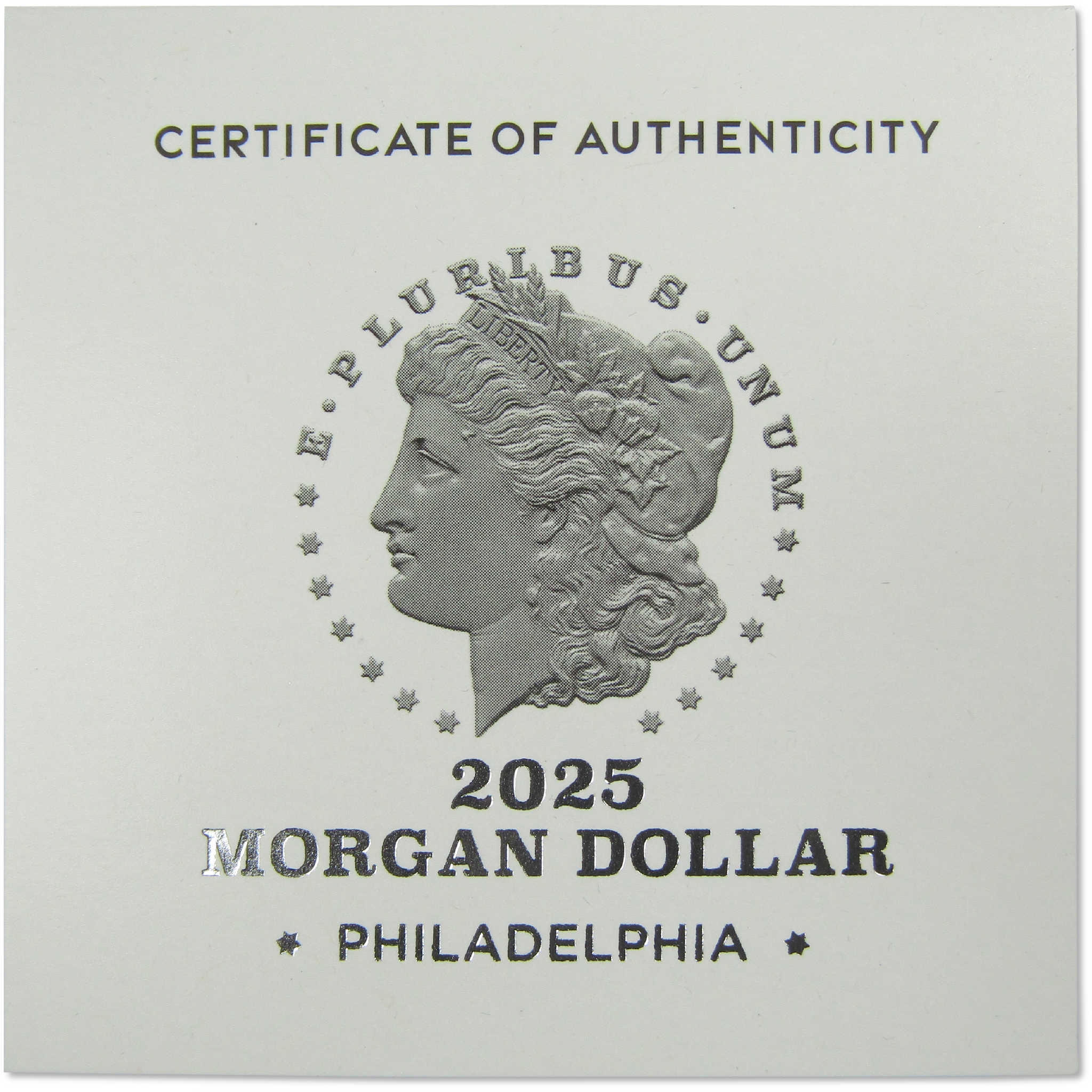 2025 Morgan Dollar BU Uncirculated .999 Silver Bullion $1 Coin OGP COA