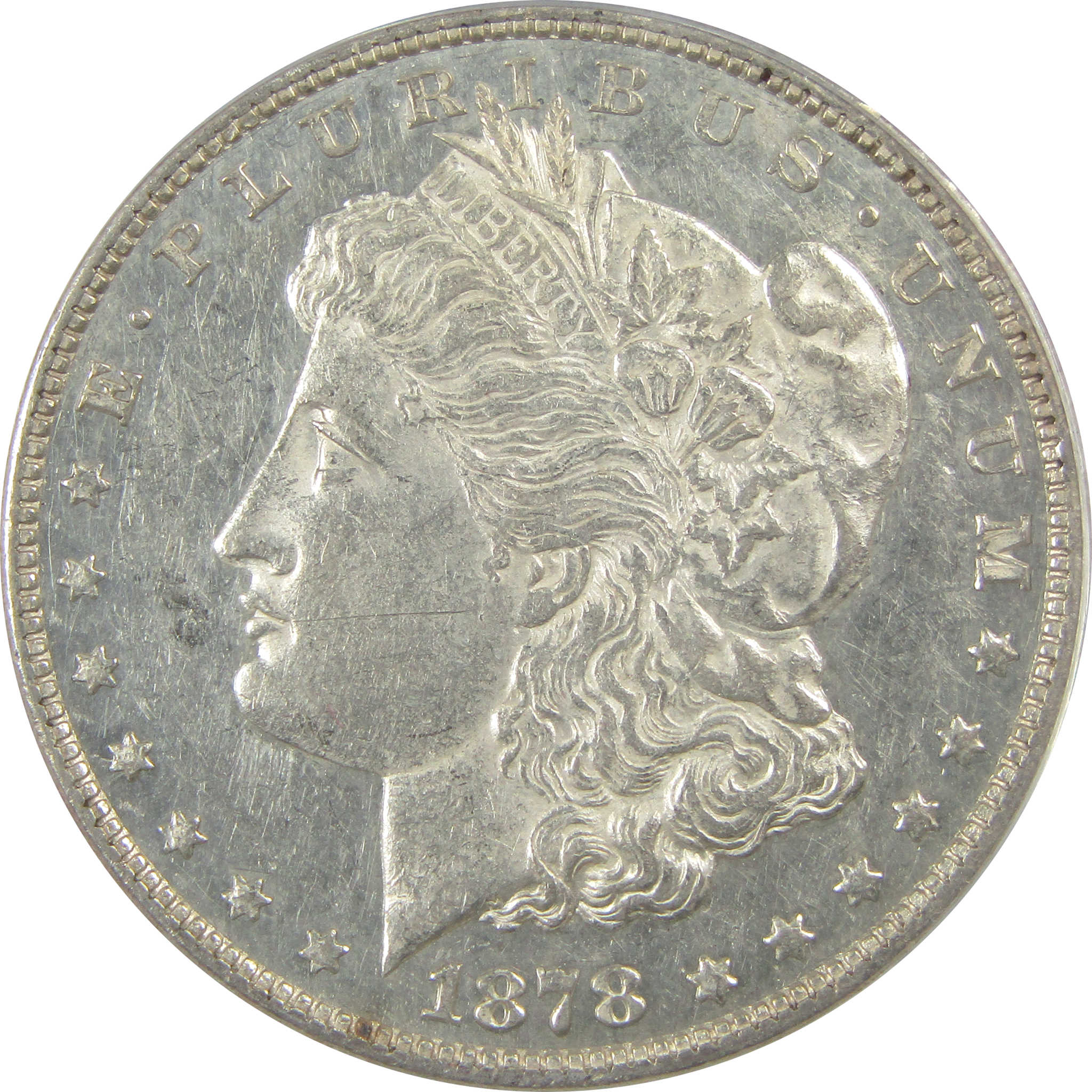 1878 7/8TF VAM-36 Morgan Dollar AU 55 PL ANACS Silver SKU:I21911 - Morgan coin - Morgan silver dollar - Morgan silver dollar for sale - Profile Coins & Collectibles
