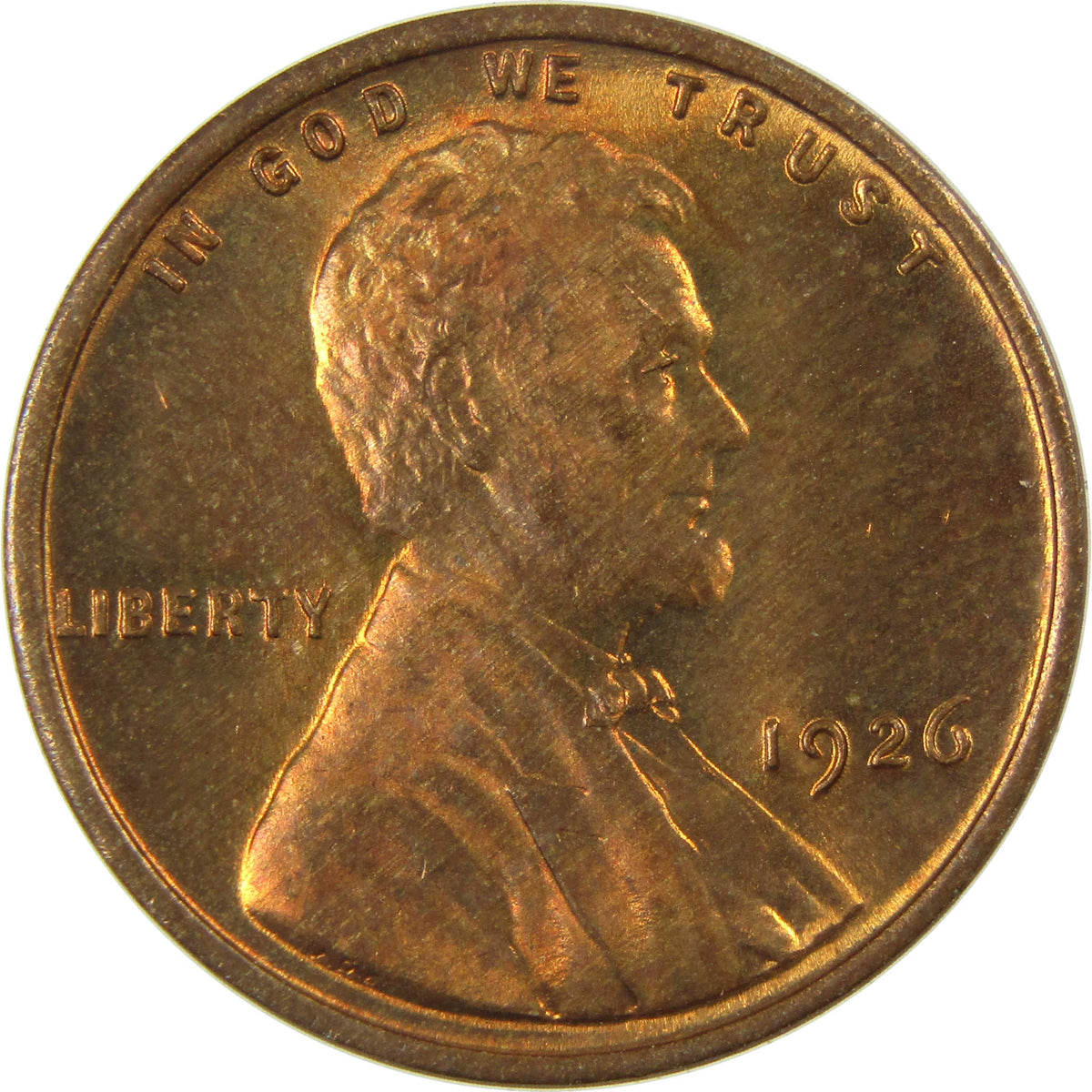 1926 Lincoln Wheat Cent Uncirculated Penny 1c Coin SKU:I28256