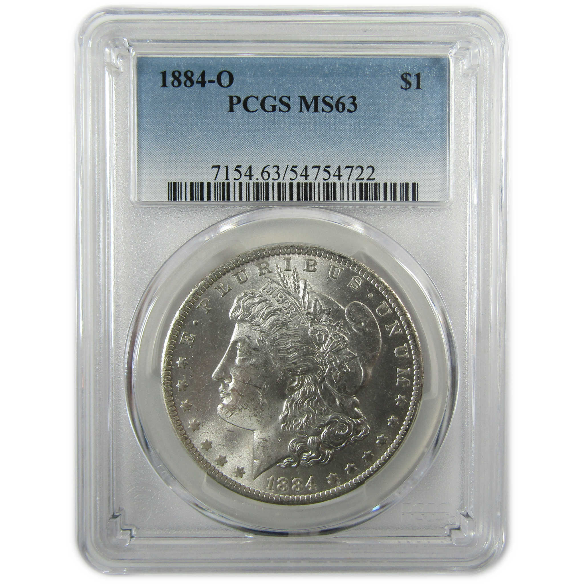 1884 O Morgan Silver Dollar MS 63 PCGS Uncirculated $1 Coin SKU:I28351
